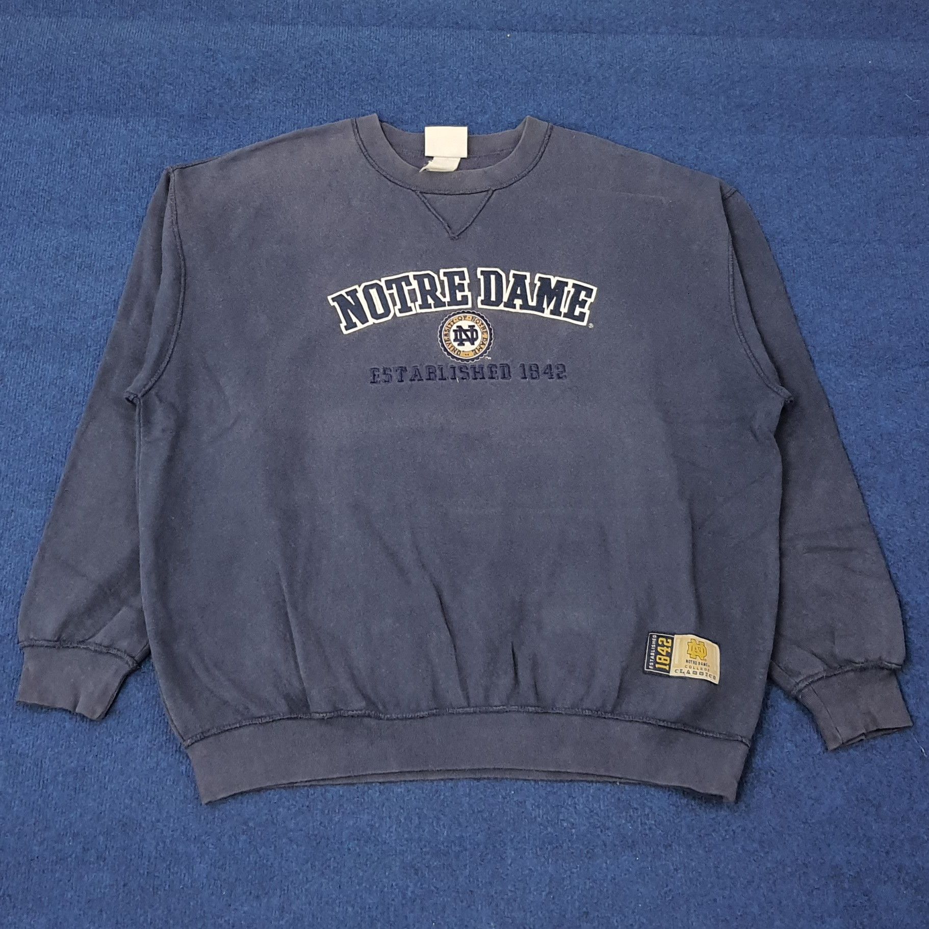 Lee Vintage Lee Notre Dame University College Sweatshirt C250N12 Size US XXL / EU 58 / 5 - 1 Thumbnail