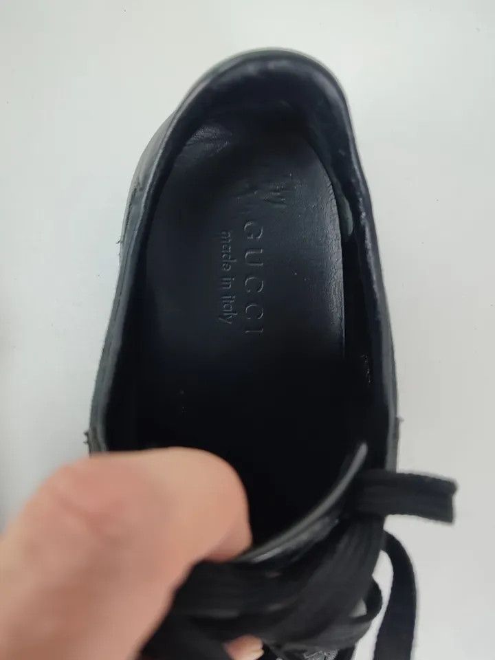 Gucci Gucci Leather Guccissima Strip Web Shoes Sneakers 28 cm Size US 10 / EU 43 - 6 Thumbnail