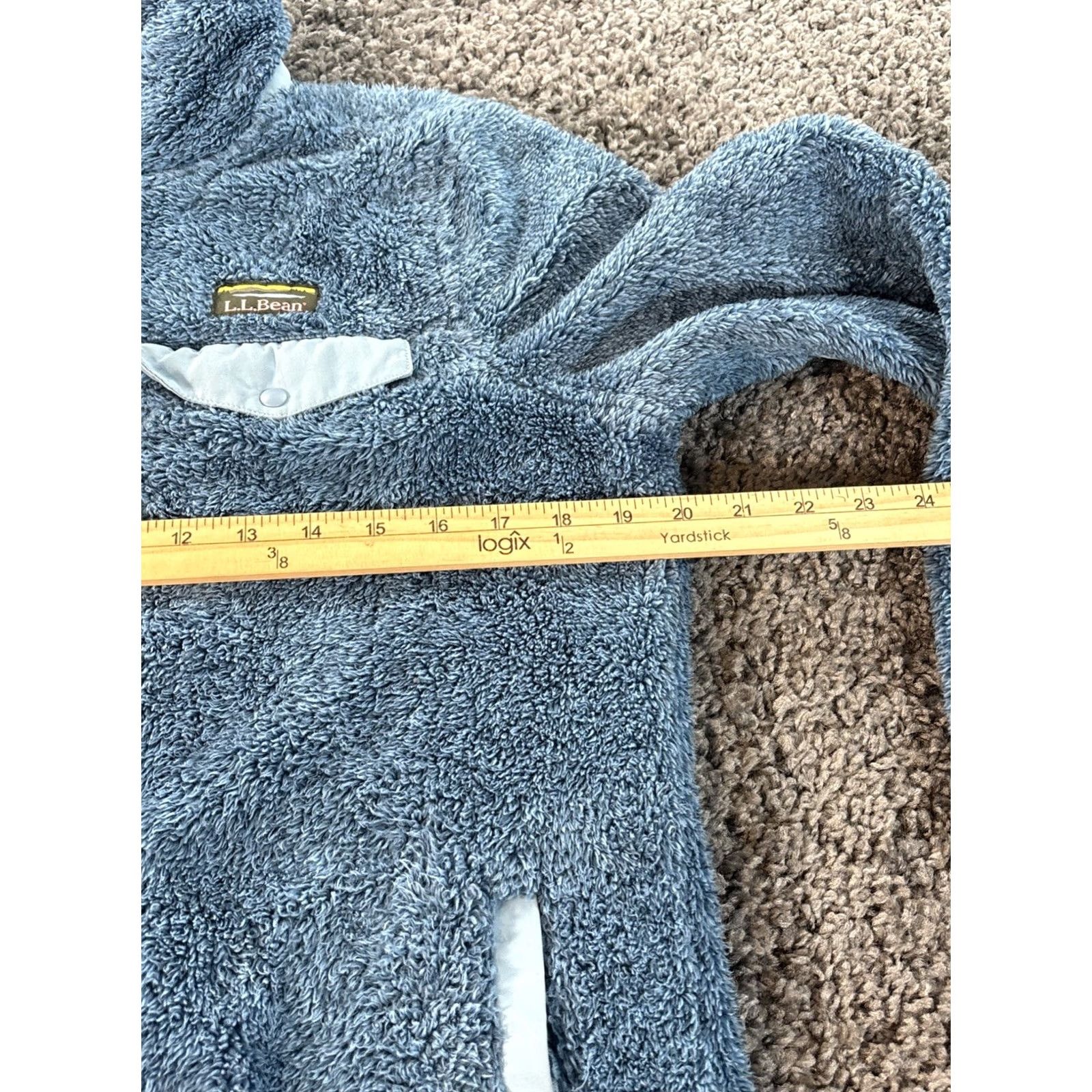 Vintage VINTAGE LL Bean Fleece Jacket Womens S Blue Snap Full Zip 90s Outdoor Sherpa Deep Pile Wooly? Size S / US 4 / IT 40 - 3 Thumbnail