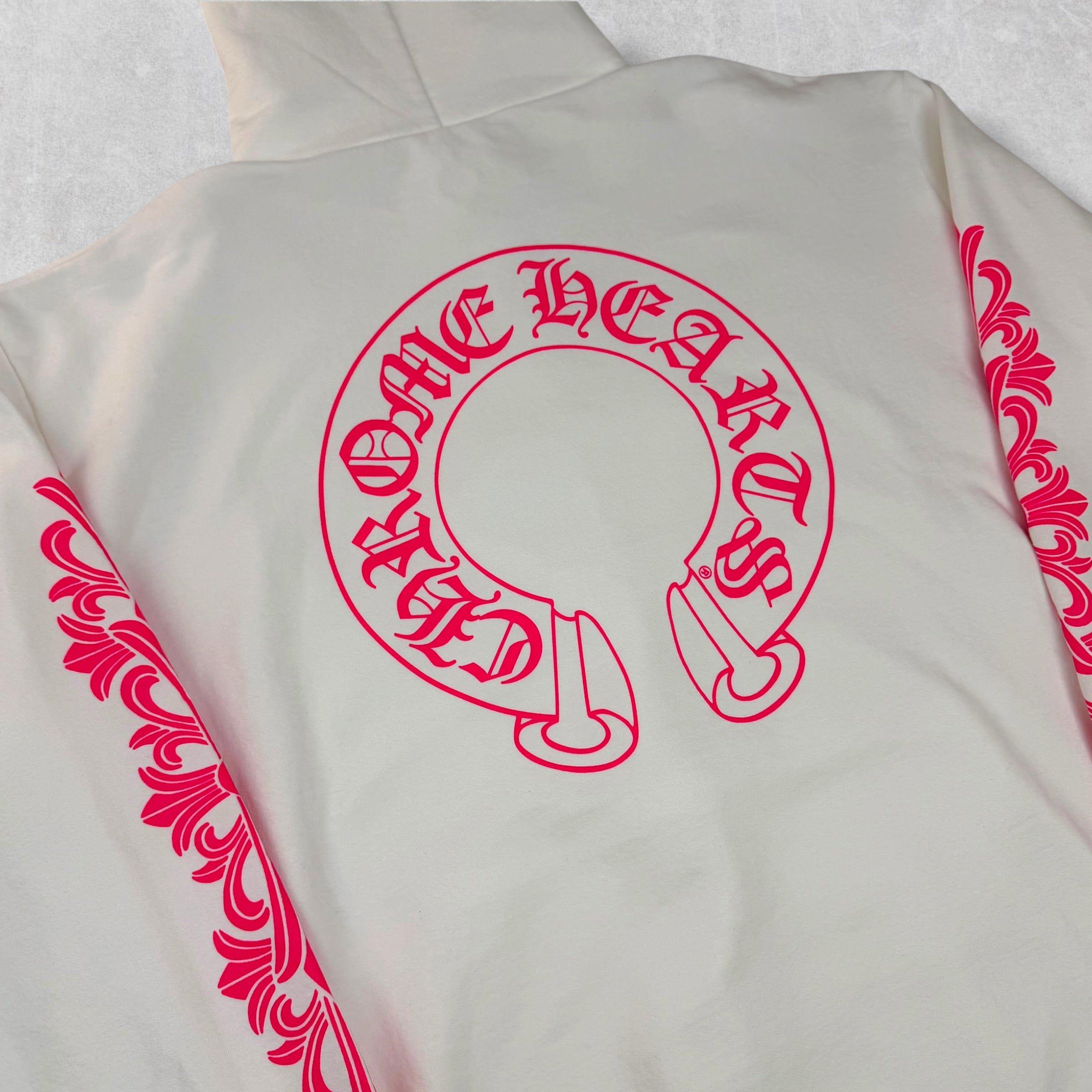 Chrome Hearts Chrome Hearts Pink Floral Horseshoe Hoodie XL Size US XL / EU 56 / 4 - 4 Thumbnail