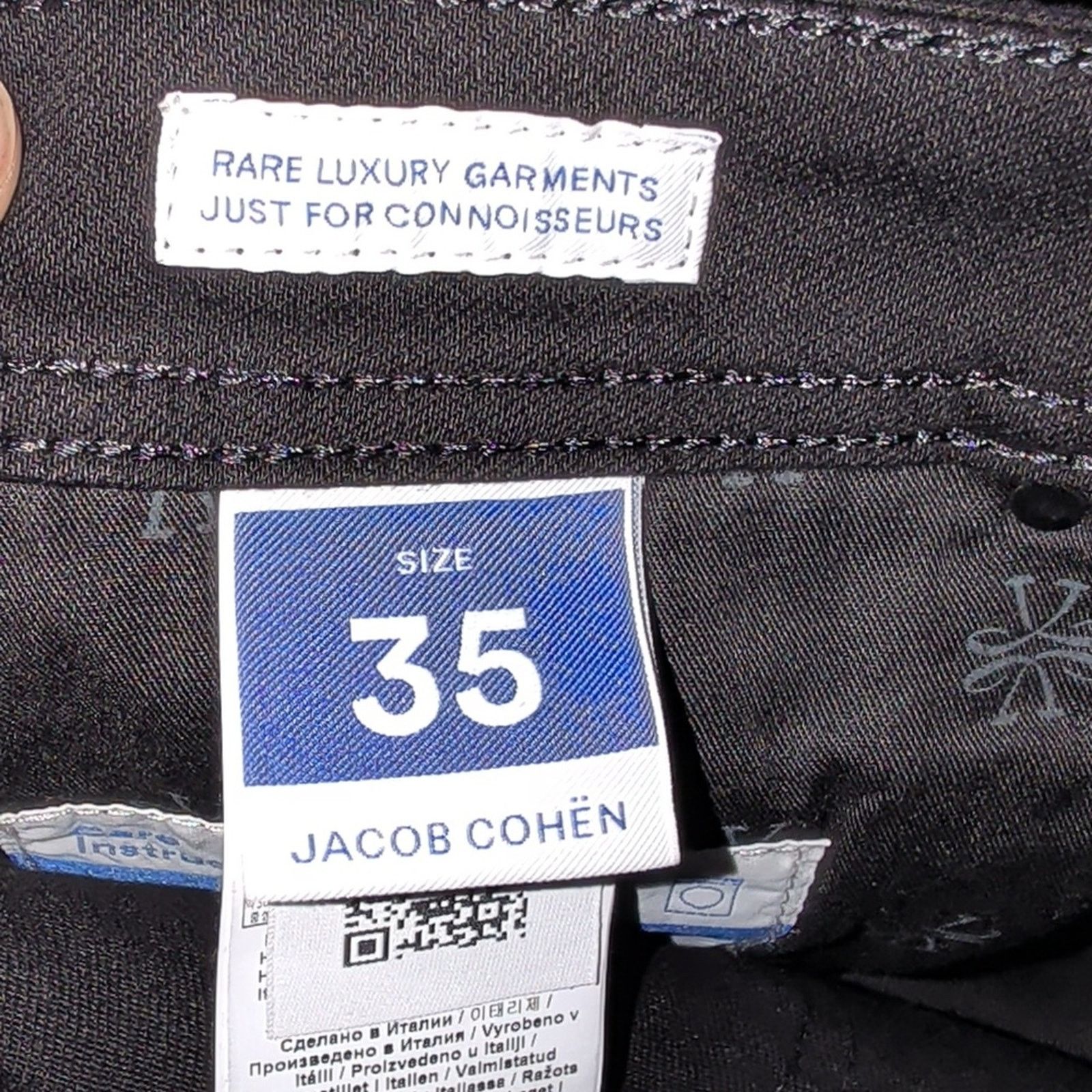 Jacob Cohen Jacob Cohen Black Men's Jeans Size 35 Size US 35 - 10 Thumbnail