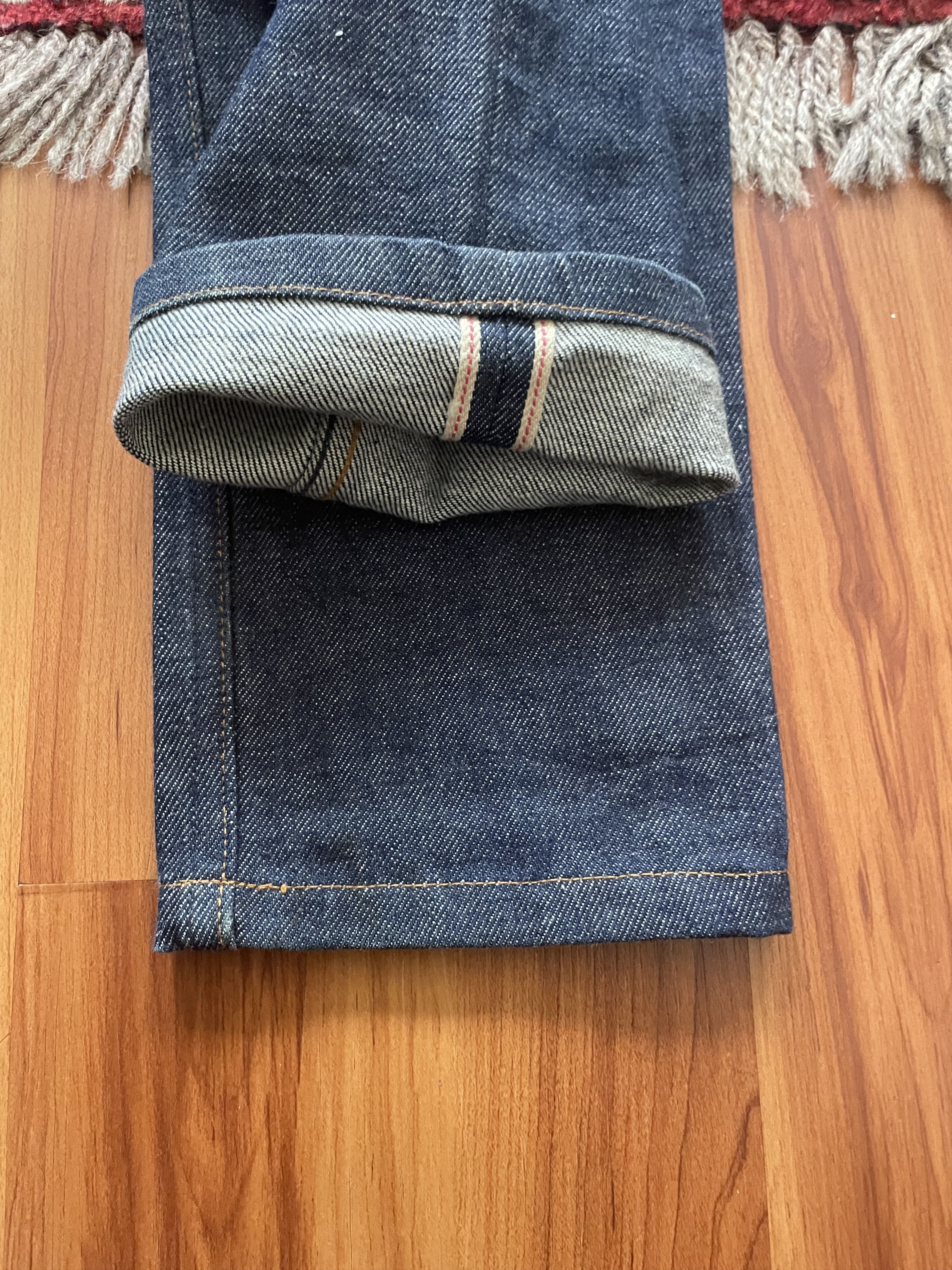 A.P.C. APC Petit New Standard 27 x 31 Raw Dark Blue Denim Raw Jeans Size US 27 - 6 Thumbnail