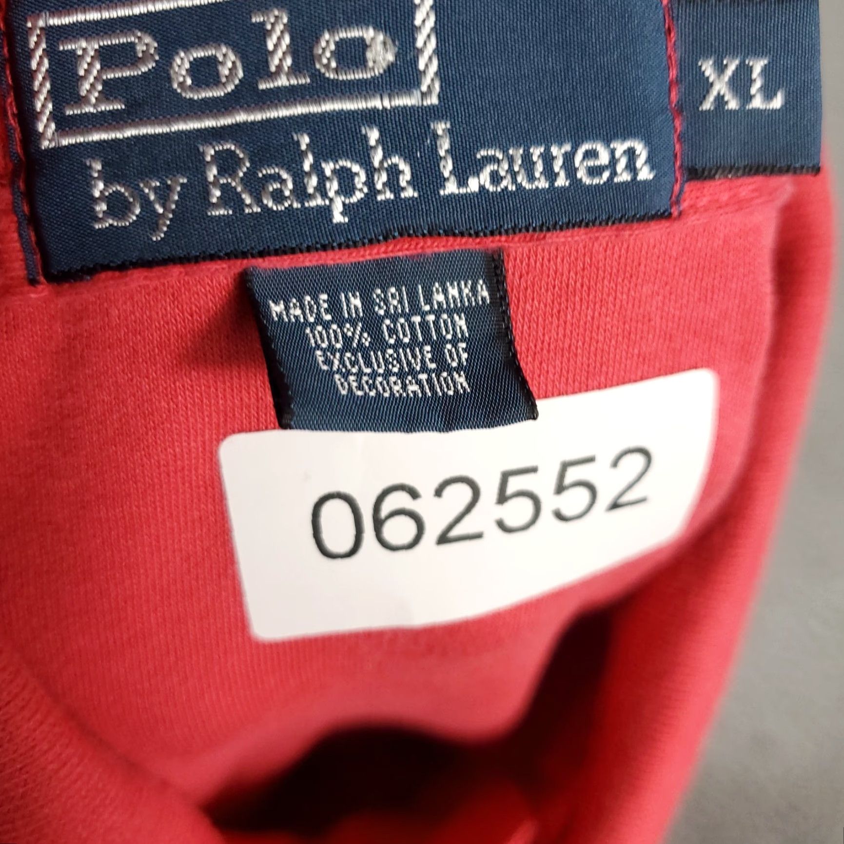 Ralph Lauren RALPH LAUREN Polo Shirt Mens XL Red Casual Short Sleeve Classic Preppy Size US XL / EU 56 / 4 - 6 Thumbnail