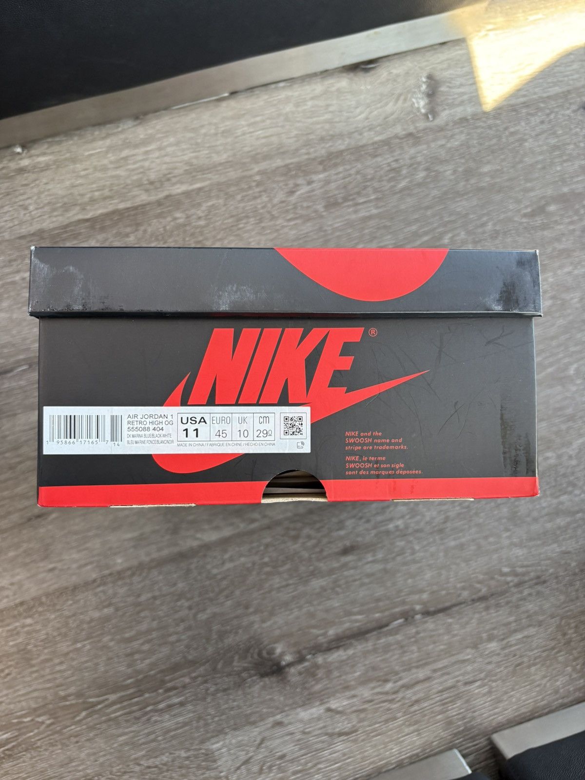 Jordan Brand Air Jordan 1 Retro High OG “Dark Marina Blue” **PRE-OWNED** Size US 11 / EU 44 - 8 Thumbnail
