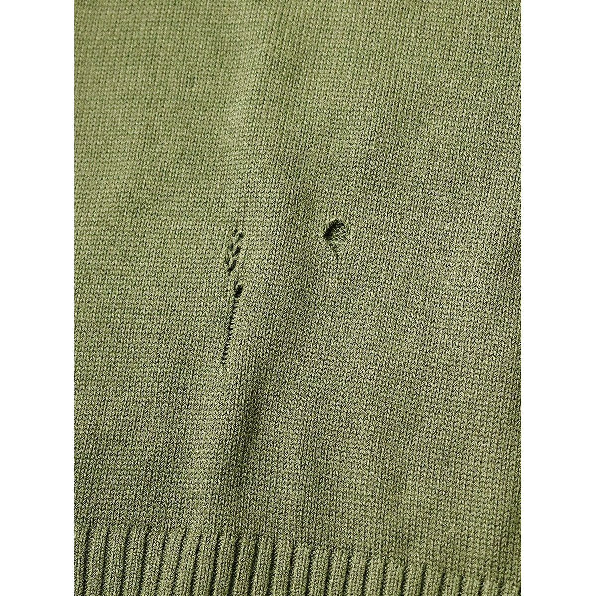 Kapital 5G cotton knit BONE vest size5