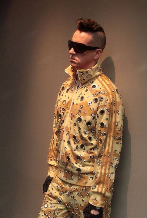 Adidas × Jeremy Scott Adidas Jeremy Scott Jacket Camo Firebird crystal hole O27142 Size US M / EU 48-50 / 2 - 18 Thumbnail