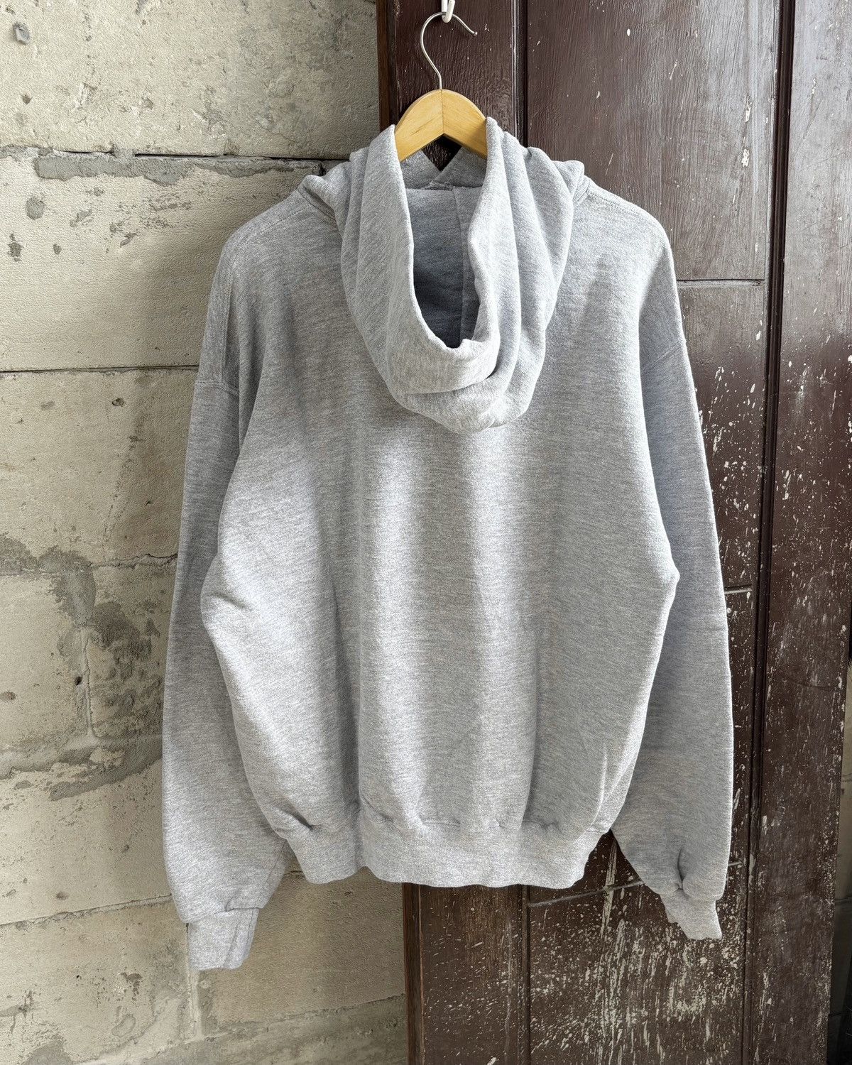 Russell Athletic 2000s Heather Grey Russell Hoodie Size US L / EU 52-54 / 3 - 2 Thumbnail