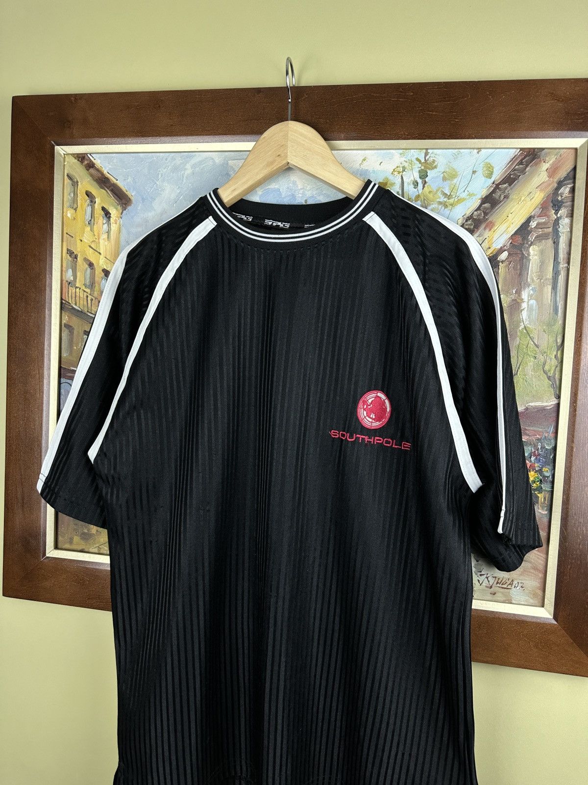 Other Vintage 2000s y2k Southpole jersey shiny tee T-shirt Size US XL / EU 56 / 4 - 3 Thumbnail