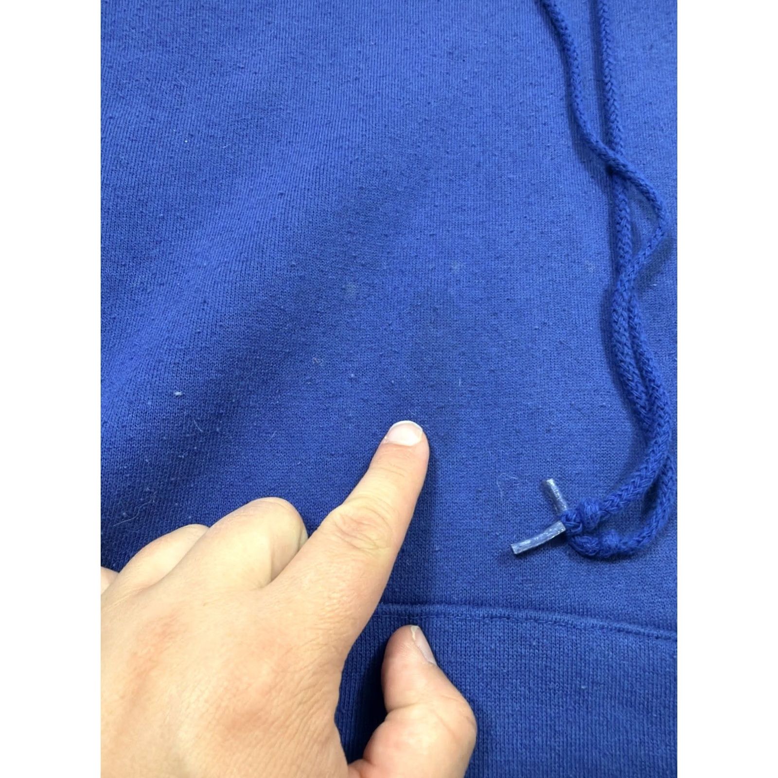 Vintage VINTAGE 90s Olympic Pullover Hoodie Blue Men’s XL Regular Cotton Blend Hoodie Mens XL Blue Size US XL / EU 56 / 4 - 7 Thumbnail