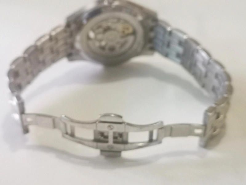 Designer Rotary men's black dial stainless steel bracelet watch Size ONE SIZE - 5 Thumbnail