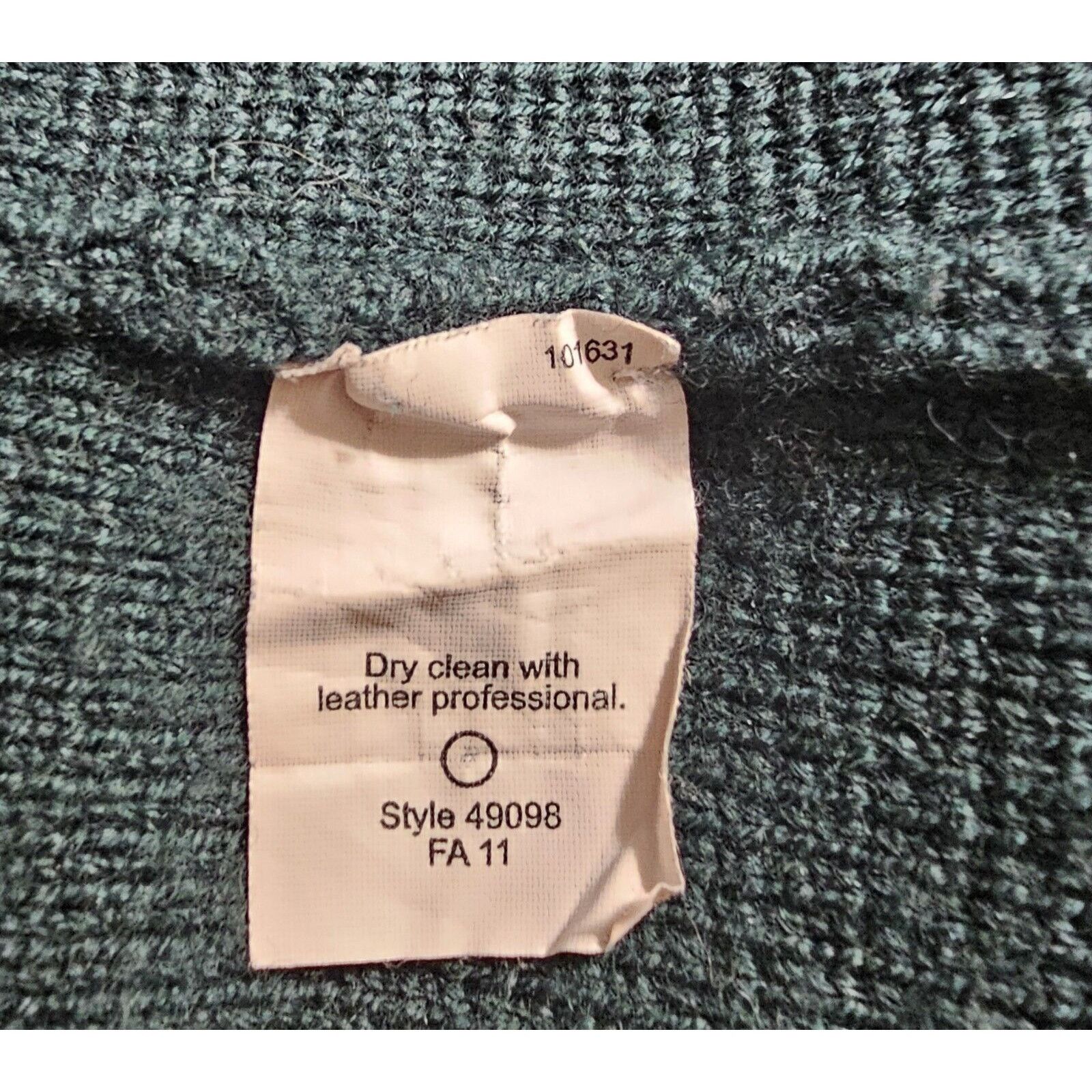 J.Crew J. Crew Merino Wool Genuine Leather Stitching Cardigan Coat Size S / US 4 / IT 40 - 7 Thumbnail