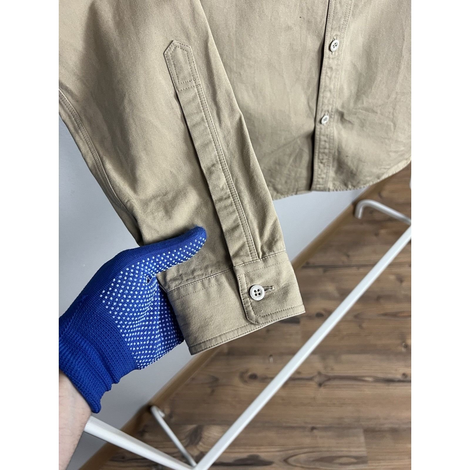 Burberry Prorsum RARE! Burberry Prorsum Men`s Beige Overshirt Jacket Size S Size US S / EU 44-46 / 1 - 7 Thumbnail