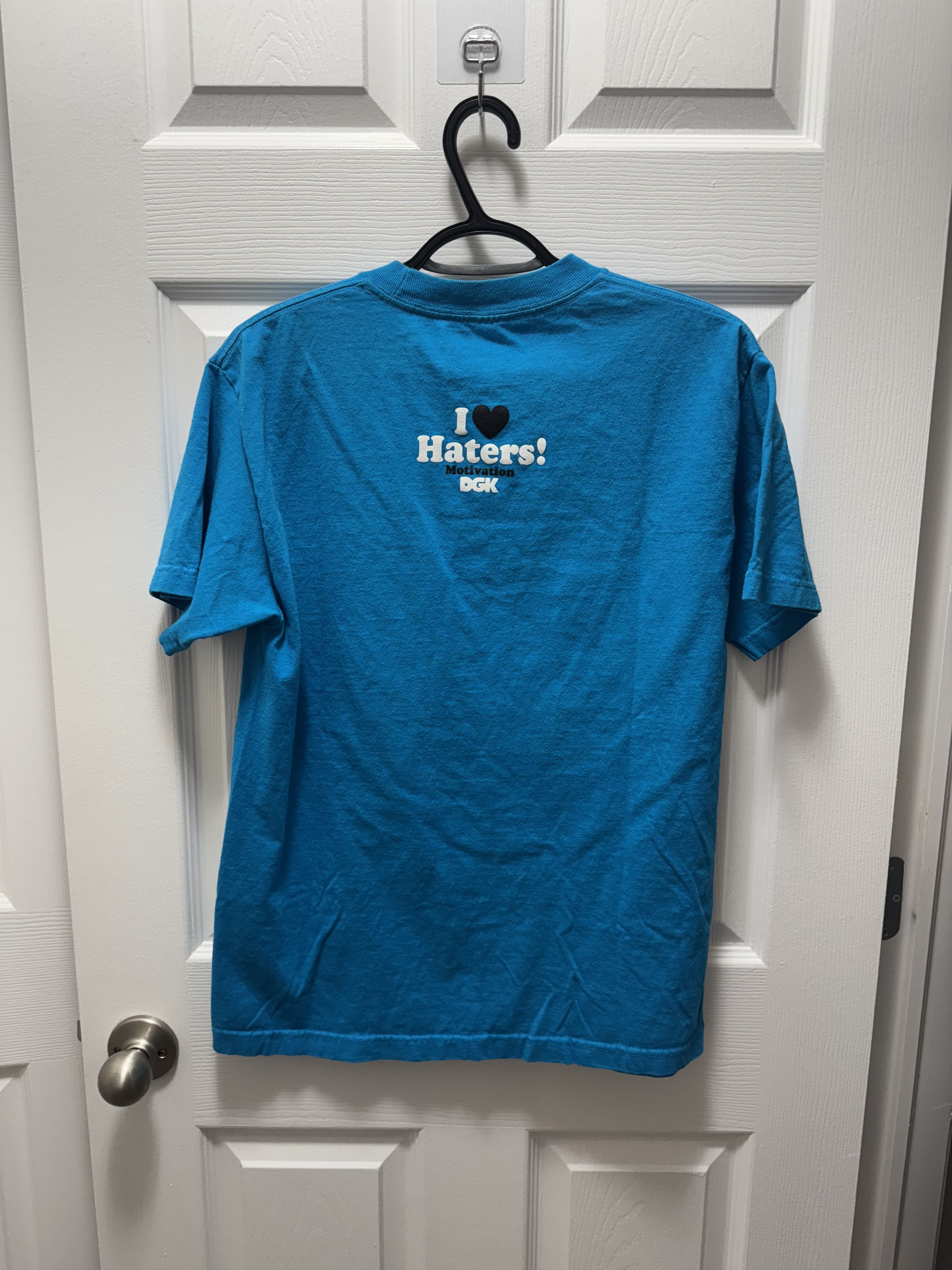 Actual Hate DKG I love Haters Kayo Vintage Skater Skateboard Shirt Blue Size US M / EU 48-50 / 2 - 5 Thumbnail