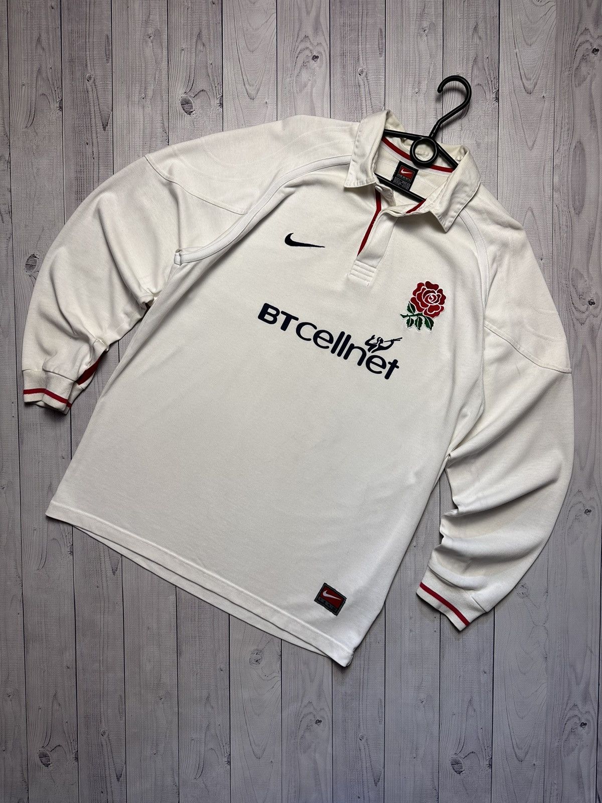 Vintage Nike Rugby England jersey size L logo