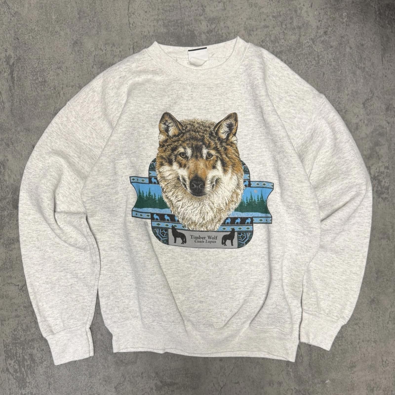 Lee 90's Wolf Nature Crewneck -- M -- Size US M / EU 48-50 / 2 - 1 Thumbnail