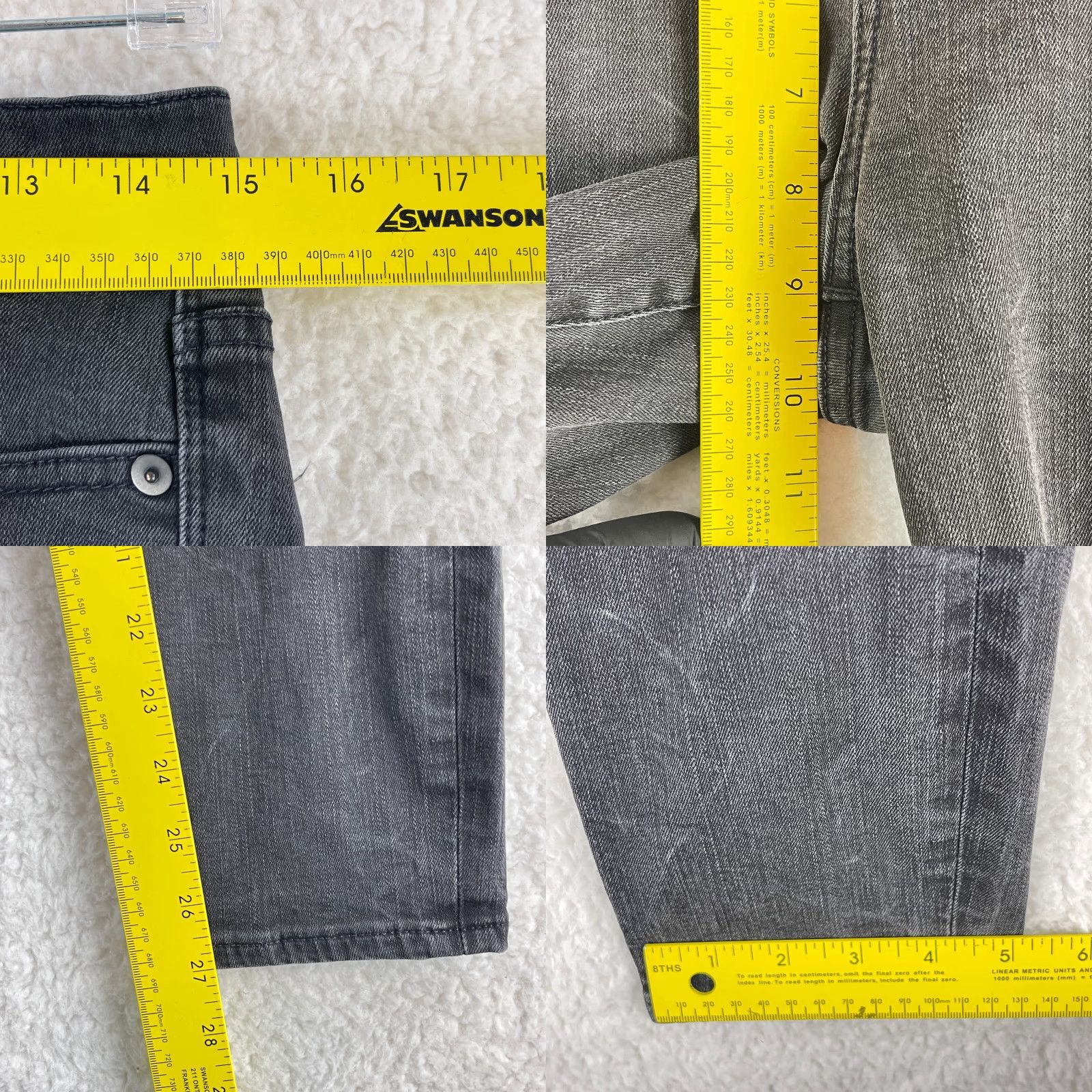 Madewell Madewell Jeans Womens Size 30 Black Denim Mid-Rise Skinny Regular 5-Pocket Stretch Casual Pants Size 30" / US 8 / IT 44 - 8 Thumbnail