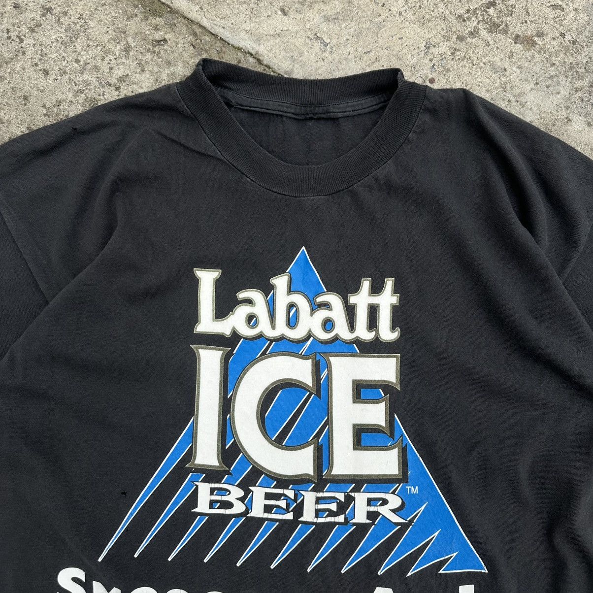 Designer × Japanese Brand Vintage Adult Labatt Ice Beer T-shirts Smooth As Ice 90s Size US XXL / EU 58 / 5 - 7 Thumbnail