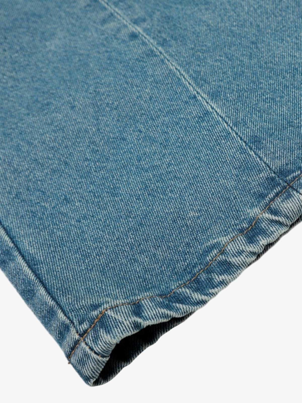 Jean Distressed Washed Multi-Pocket Cargo Jeans Size US 30 / EU 46 - 4 Thumbnail