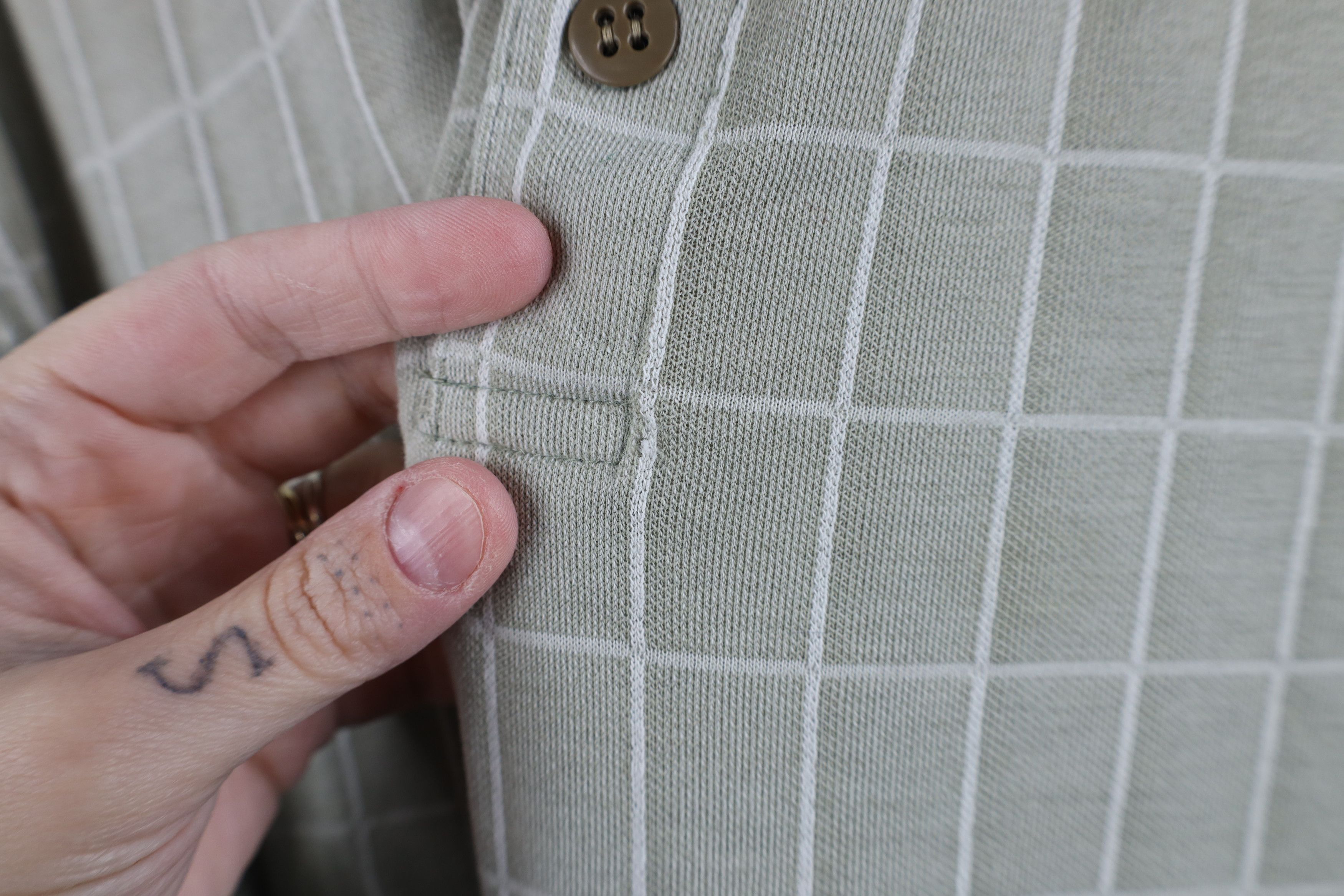 Vintage Vintage 90s Streetwear Checkered Collared Golf Polo Shirt Size US L / EU 52-54 / 3 - 5 Thumbnail