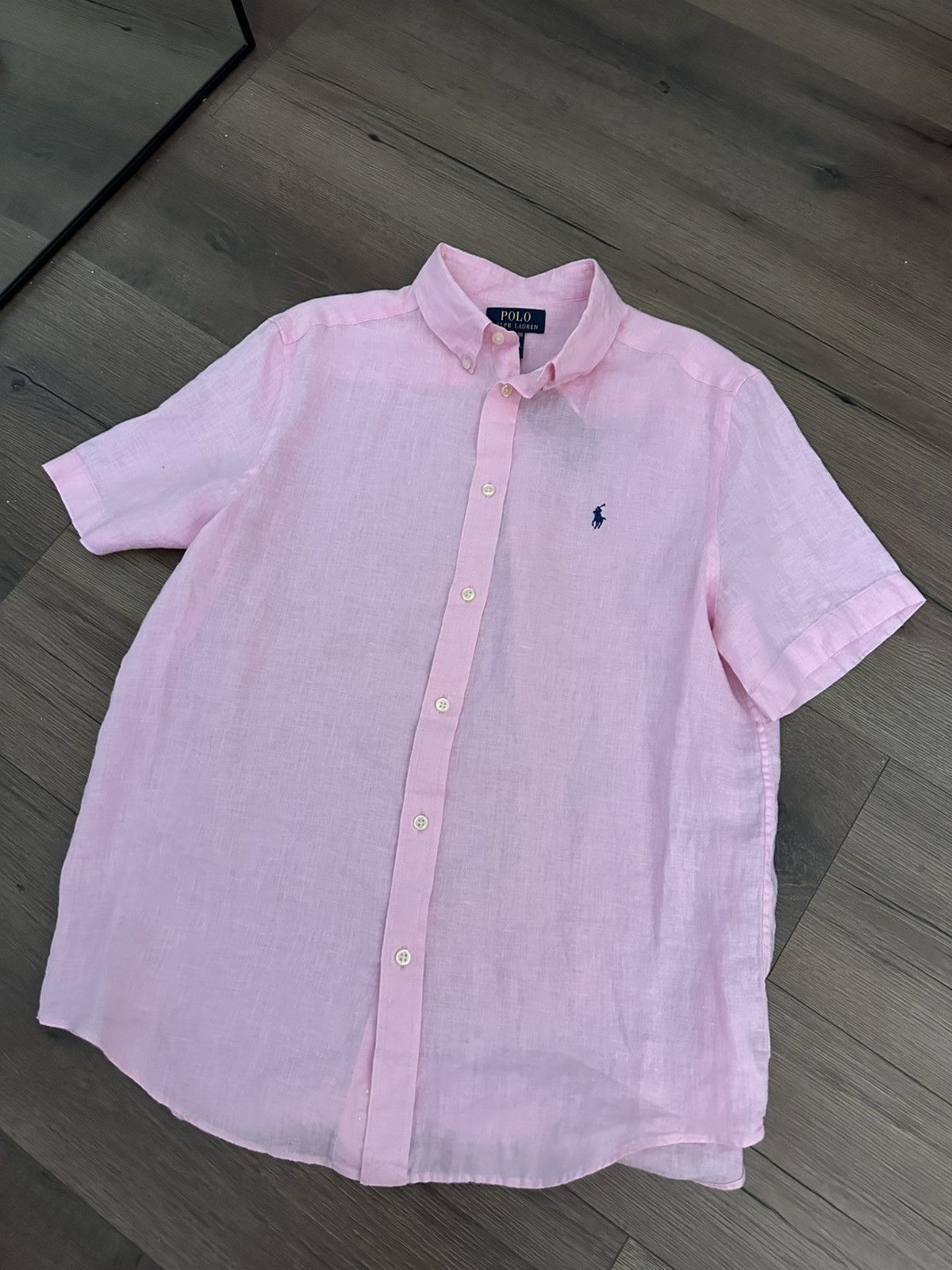 Polo Ralph Lauren Pink Polo Ralph Lauren button up t-shirt Size US XL / EU 56 / 4 - 1 Thumbnail
