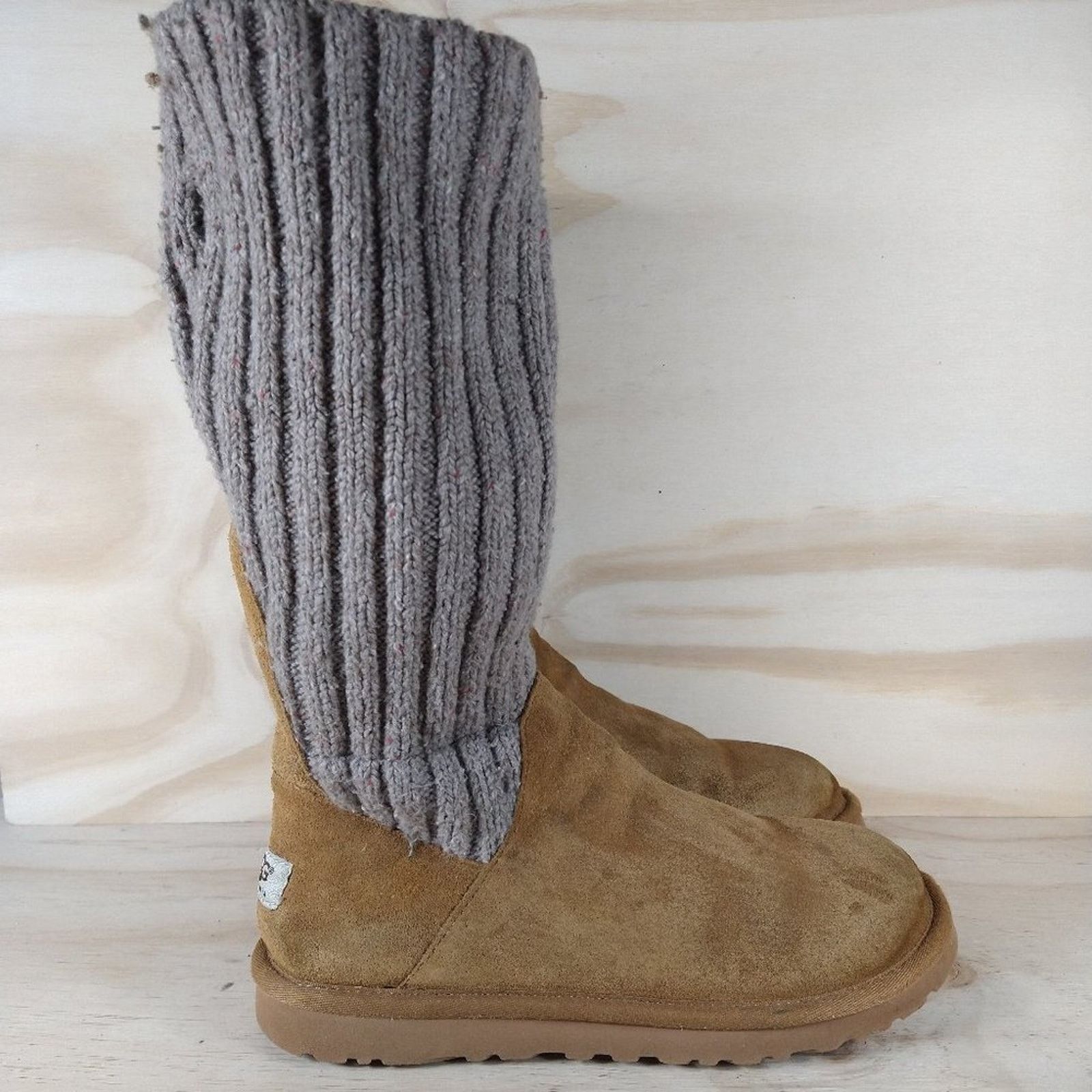 Ugg UGG Australia - ''Cambridge'' - Boots - Brown/Gray Women's 7 Size US 7 / IT 37 - 1 Thumbnail