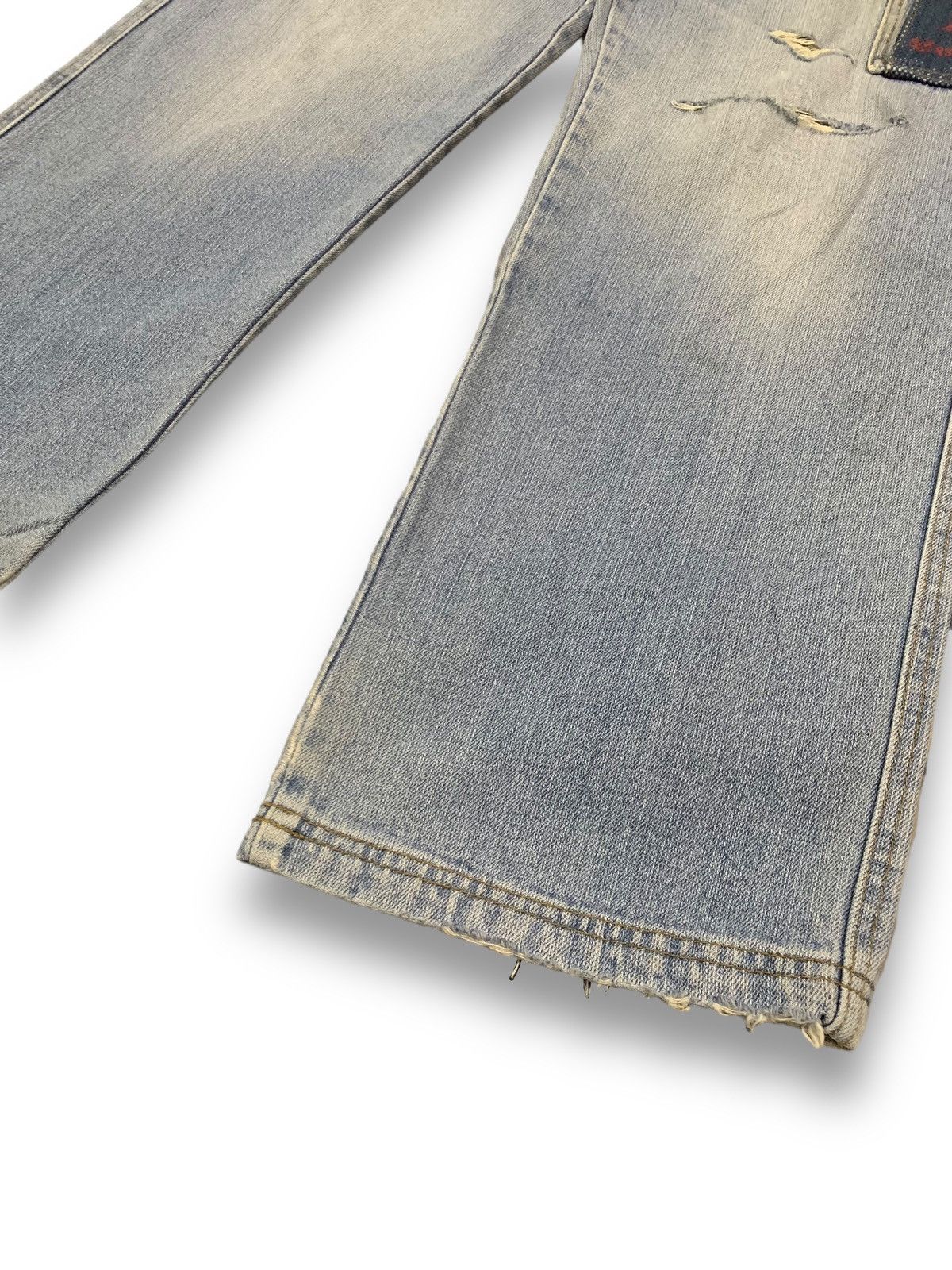 JNCO Y2K Piko Hawaiian Multi-pockets Distressed Baggy Cargo Jeans Size US 31 - 15 Thumbnail