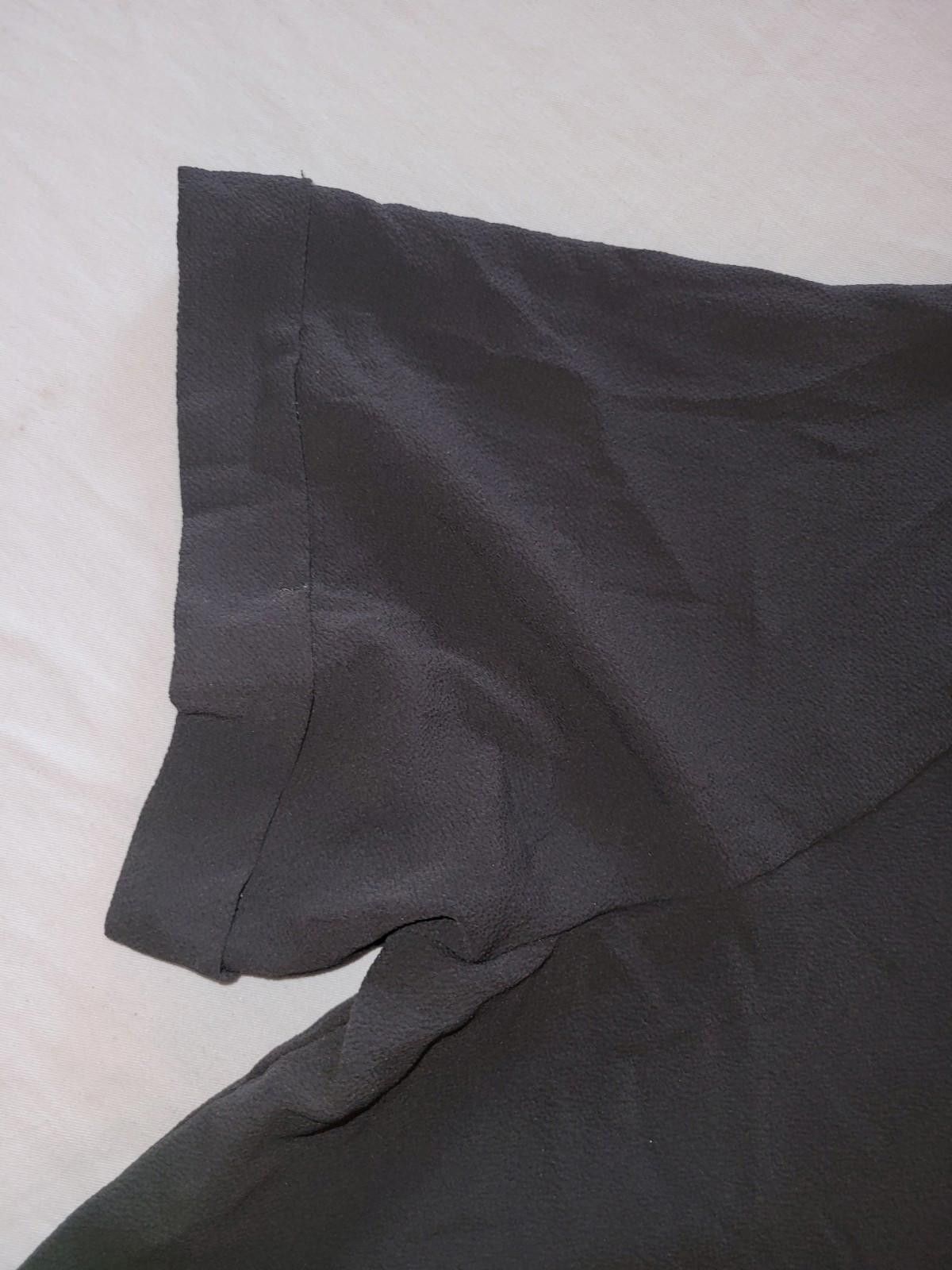 Designer Sweet Rain junior's charcoal gray XLshort sleeve blouse Size XL / US 12-14 / IT 48-50 - 3 Thumbnail