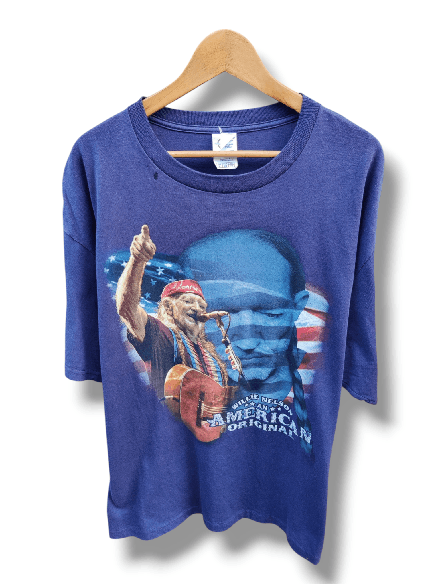 Band Tees Vintage Willie Nelson American Snoop Dog Band Shirt Size US XL / EU 56 / 4 - 1 Thumbnail