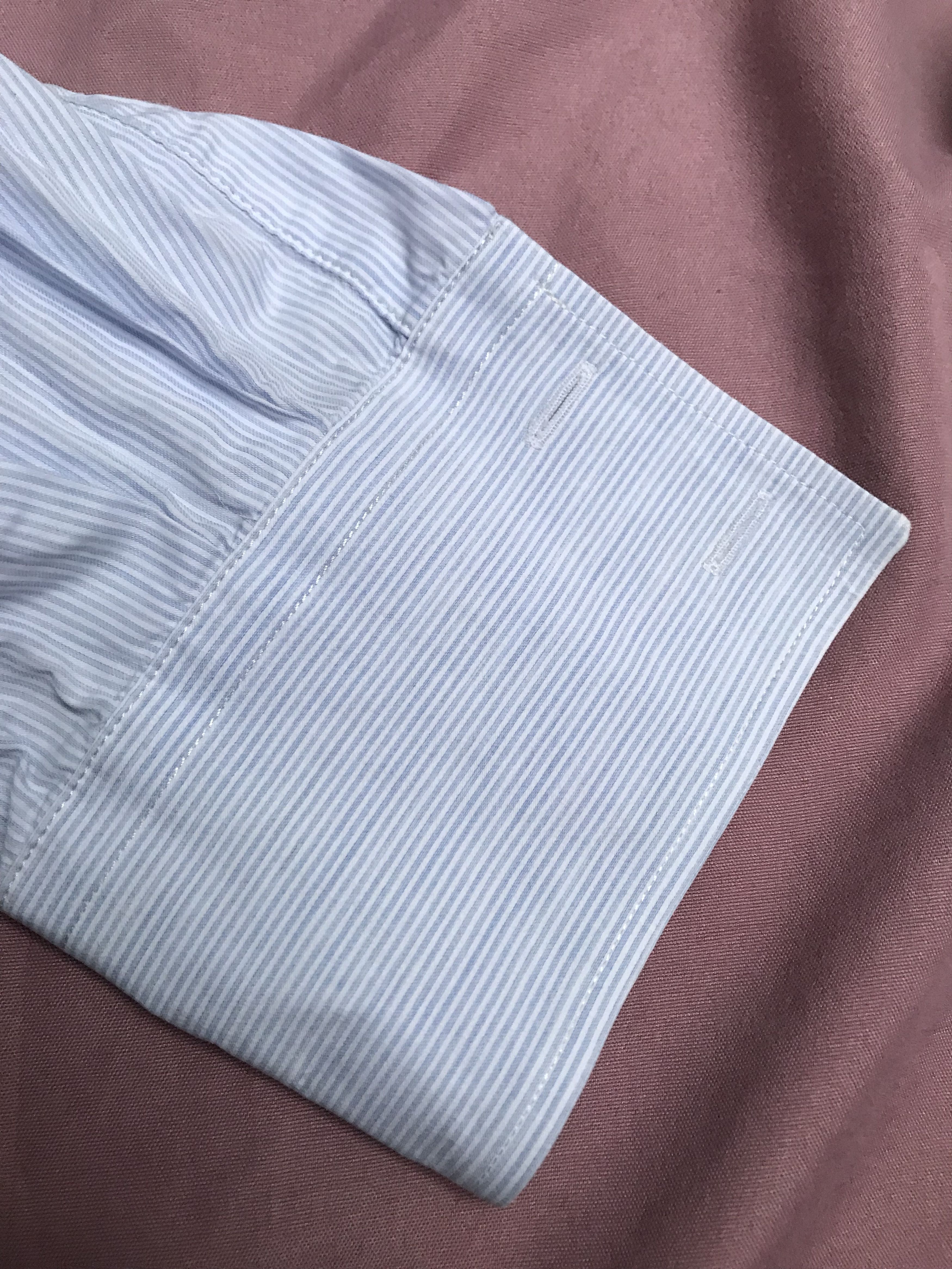Brunello Cucinelli Brunello Cucinelli high-end cotton poplin striped button up Size US M / EU 48-50 / 2 - 3 Thumbnail