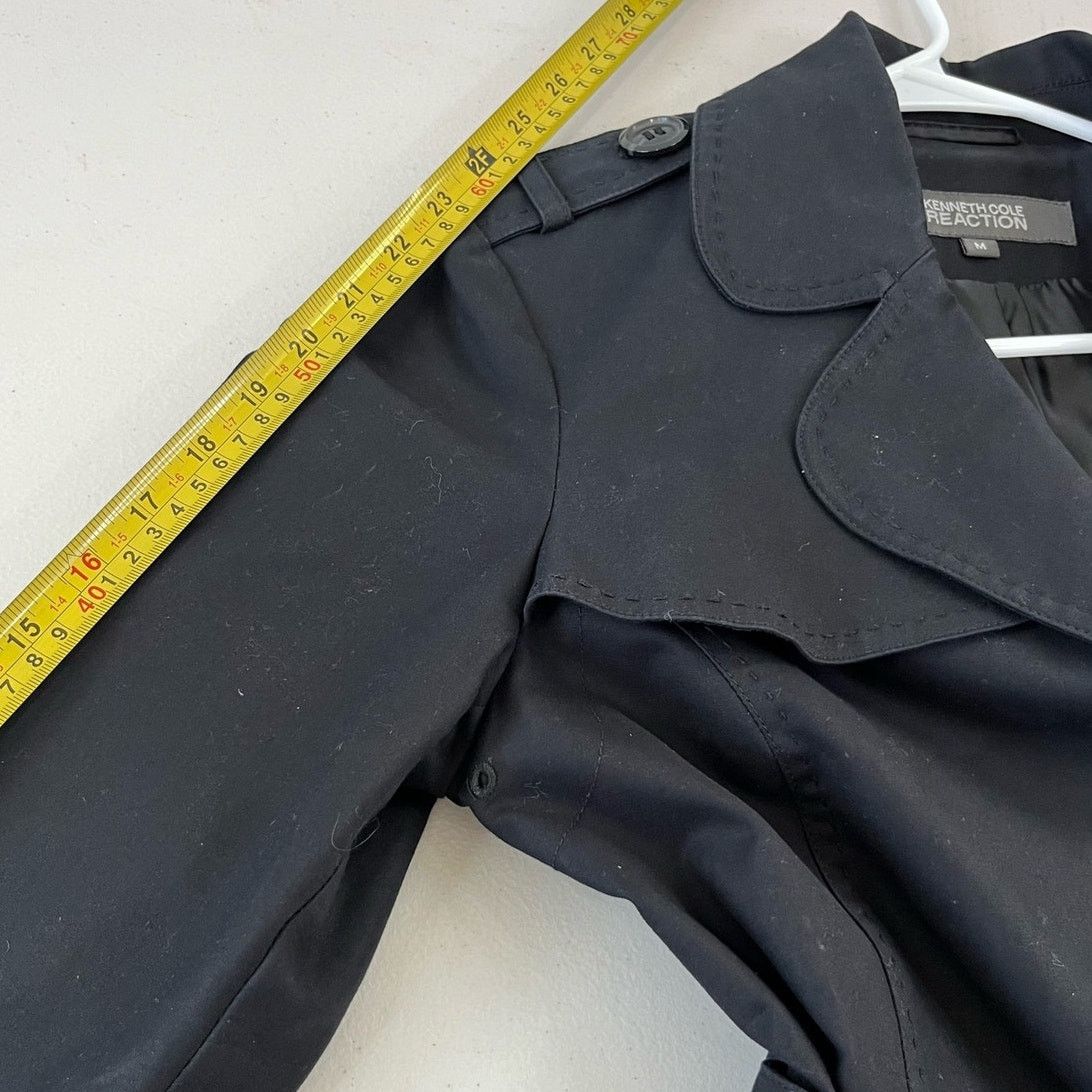 Kenneth Cole Kenneth Cole Womens trench coat M Black Reaction Size M / US 6-8 / IT 42-44 - 6 Thumbnail