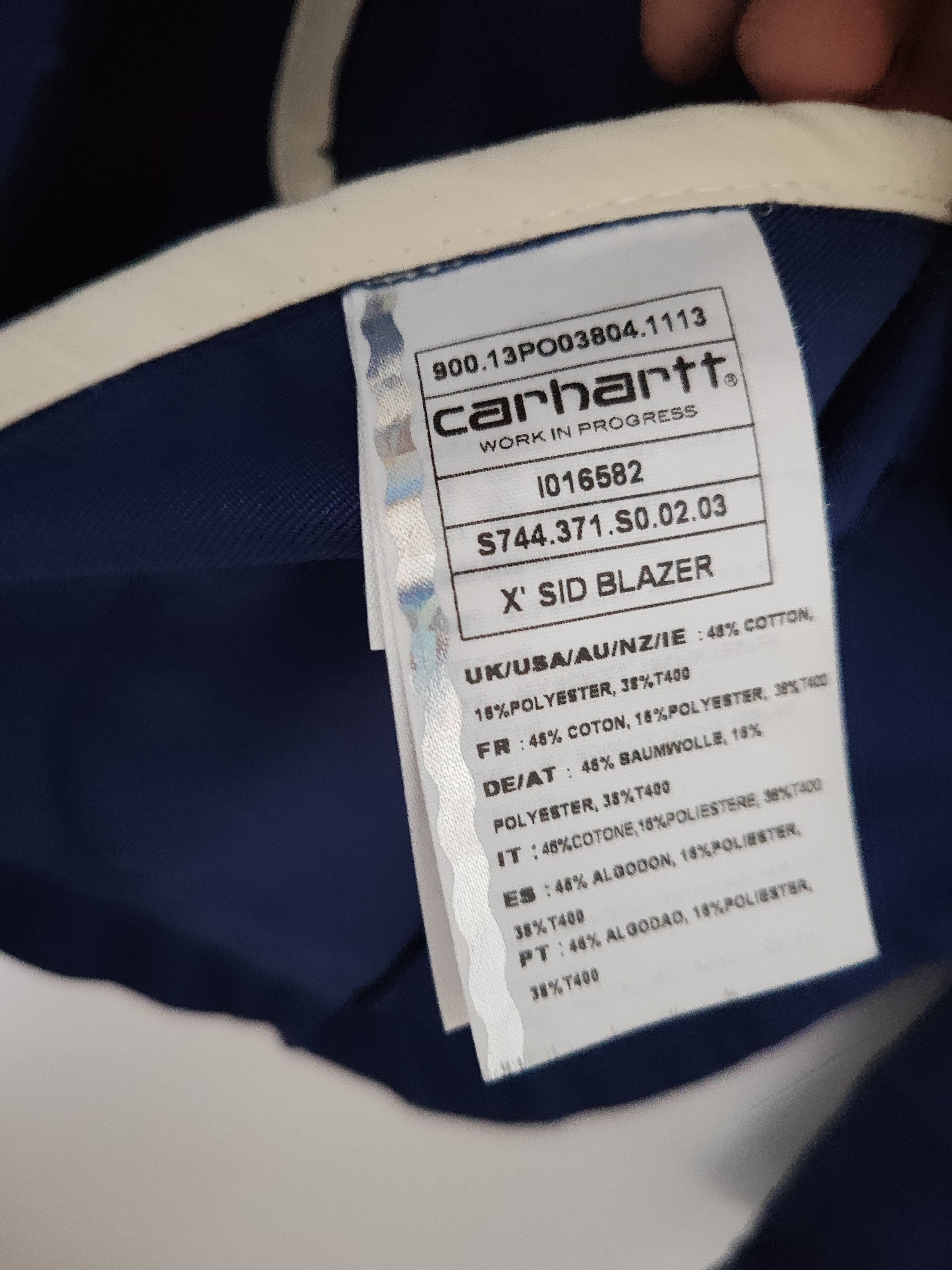 Carhartt Carhartt WIP Michigan Blazer in navy (dark blue) Size XS / US 0-2 / IT 36-38 - 2 Thumbnail
