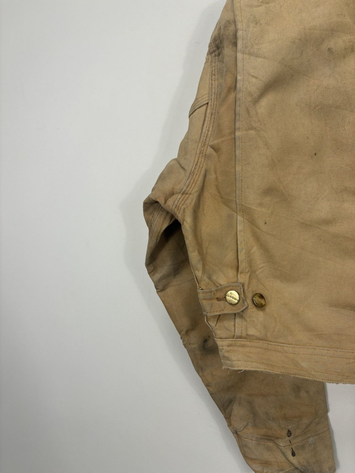 Carhartt Vintage 90s Carhartt Y2K Faded Boxy Cropped Detroit Jacket Size US M / EU 48-50 / 2 - 21 Thumbnail
