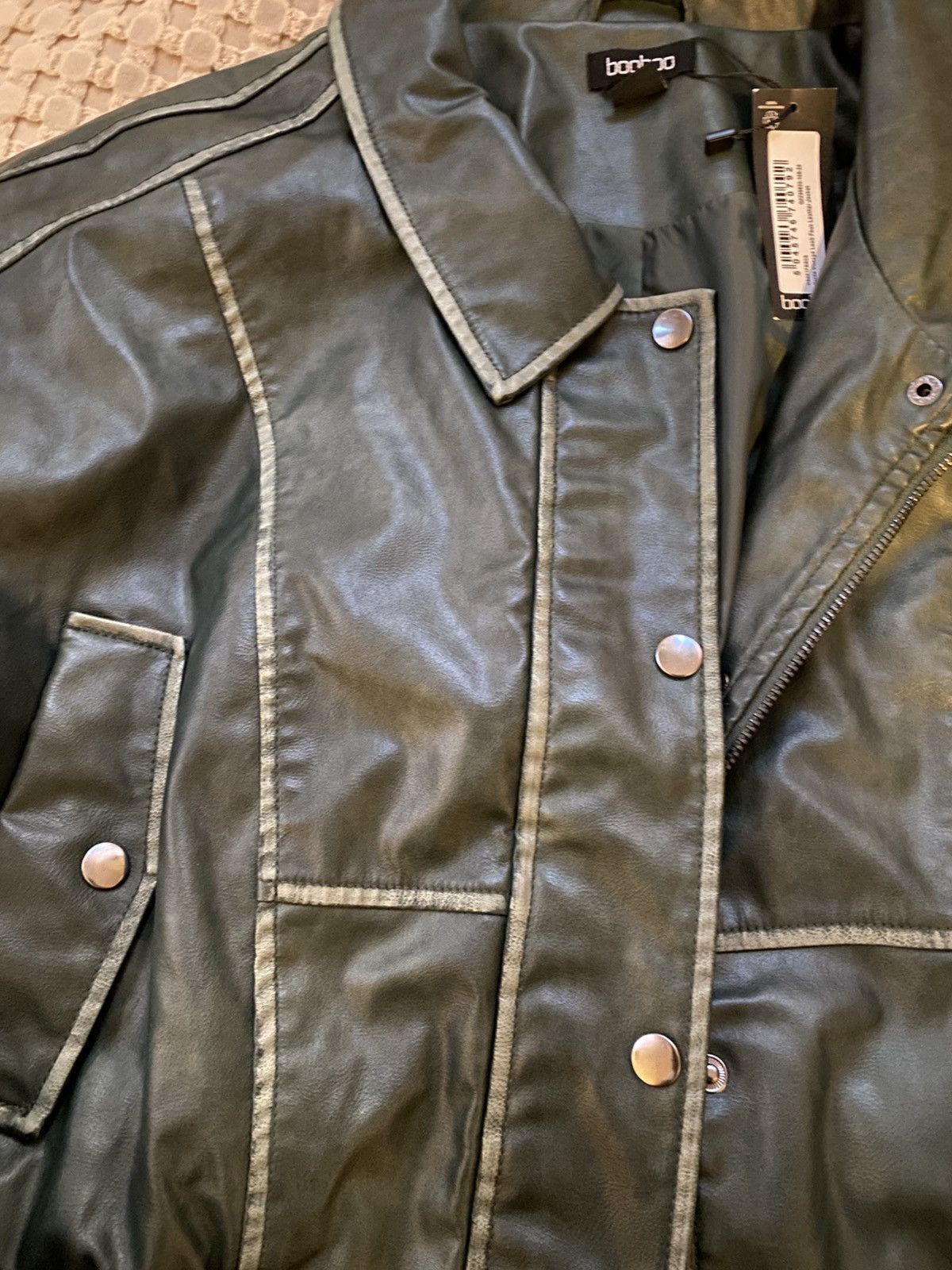 Boohoo Boohoo cropped bomber jacket (New with tags) Size XL / US 12-14 / IT 48-50 - 7 Thumbnail