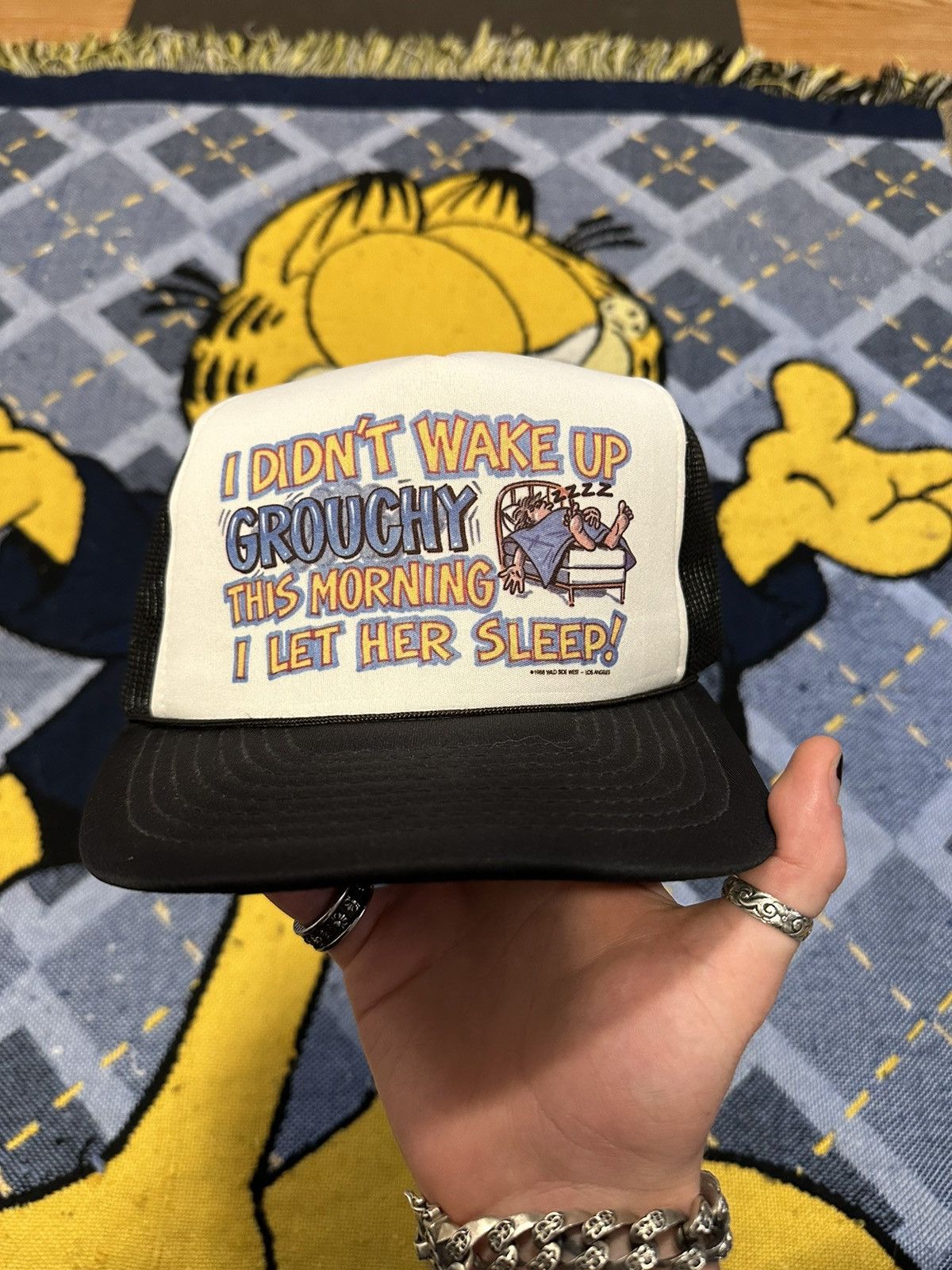 Vintage Vintage 80s Comedy Hat Size ONE SIZE - 7 Thumbnail