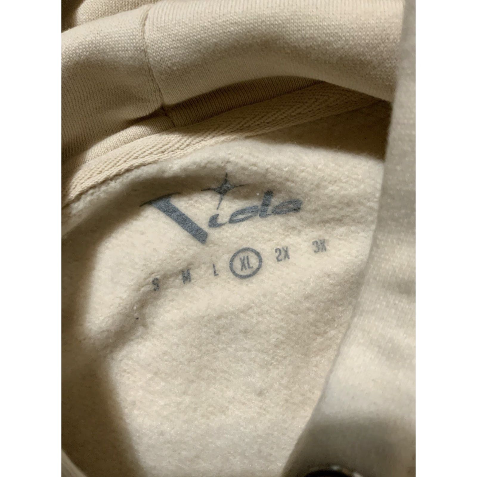 Vintage NWOT Viola Where High Meets Happy Cannabis Smoking Joint Pullover Hoodie Mens XL Beige Size US XL / EU 56 / 4 - 6 Thumbnail