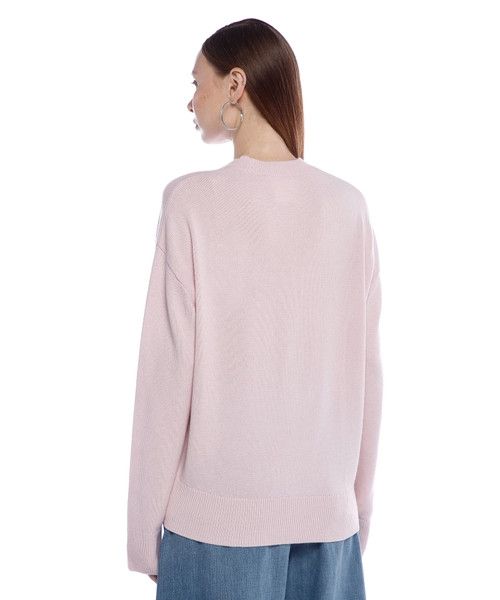 Givenchy o1srvl11e0326 4G Sweater in Pale Pink Size XXL / US 16-18 / IT 52-54 - 4 Thumbnail