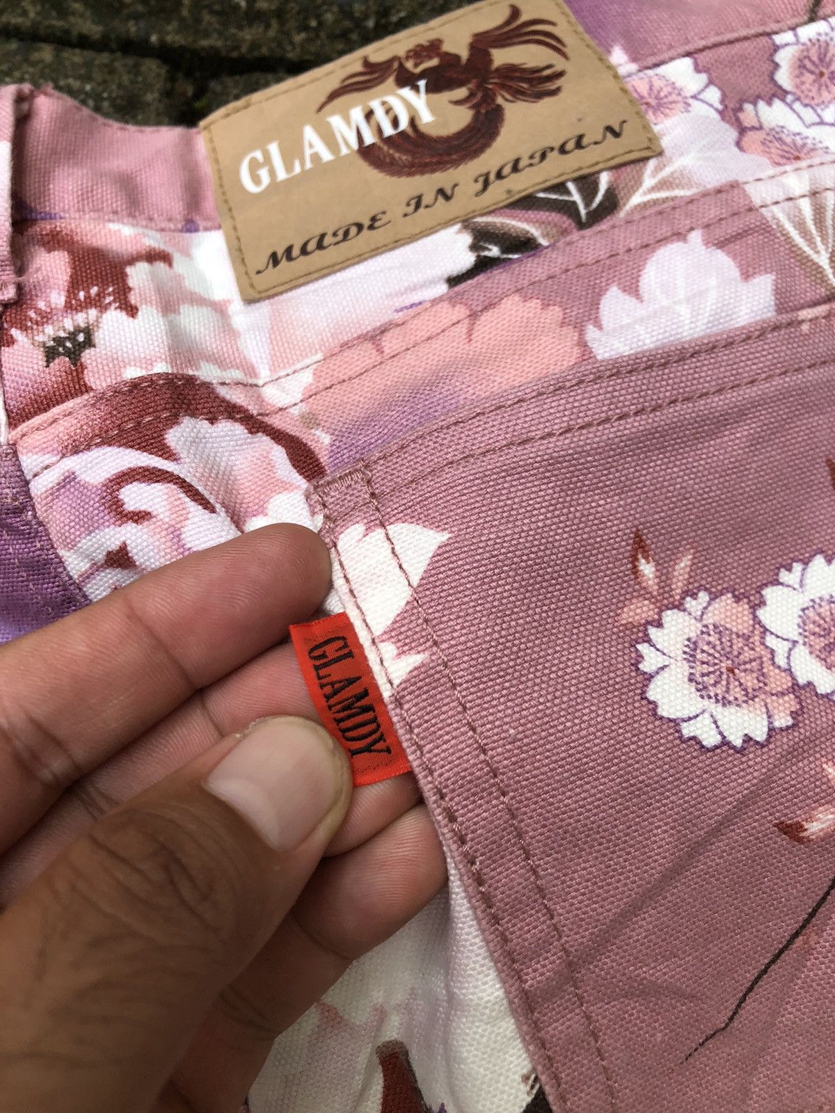 Other 💸NEED GONE💸 Glamdy Flower Printed Flared Denim Pants Size US 32 / EU 48 - 12 Thumbnail