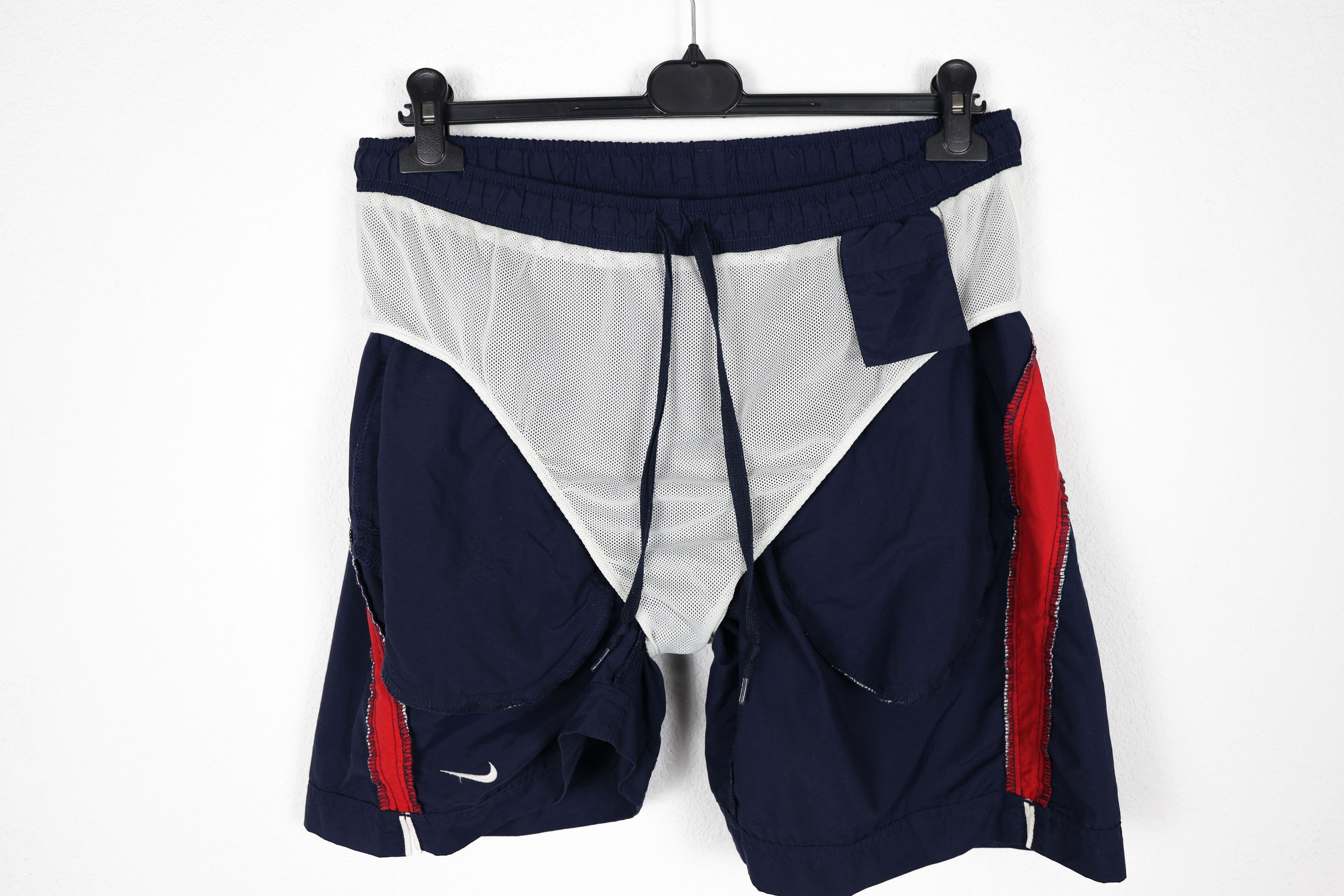 Nike Vintage Nike Swoosh Logo Sport Swim Shorts 90s Size US 34 / EU 50 - 6 Thumbnail
