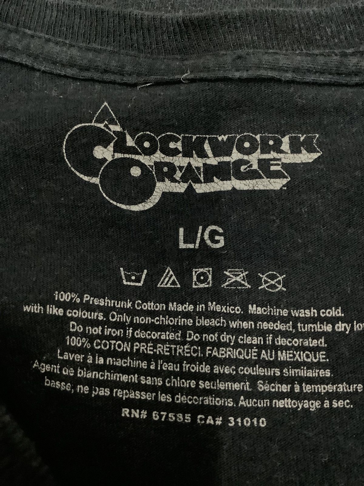 Band Tees CLOCKWORK ORANGE MOVIE TEE Size US L / EU 52-54 / 3 - 13 Thumbnail