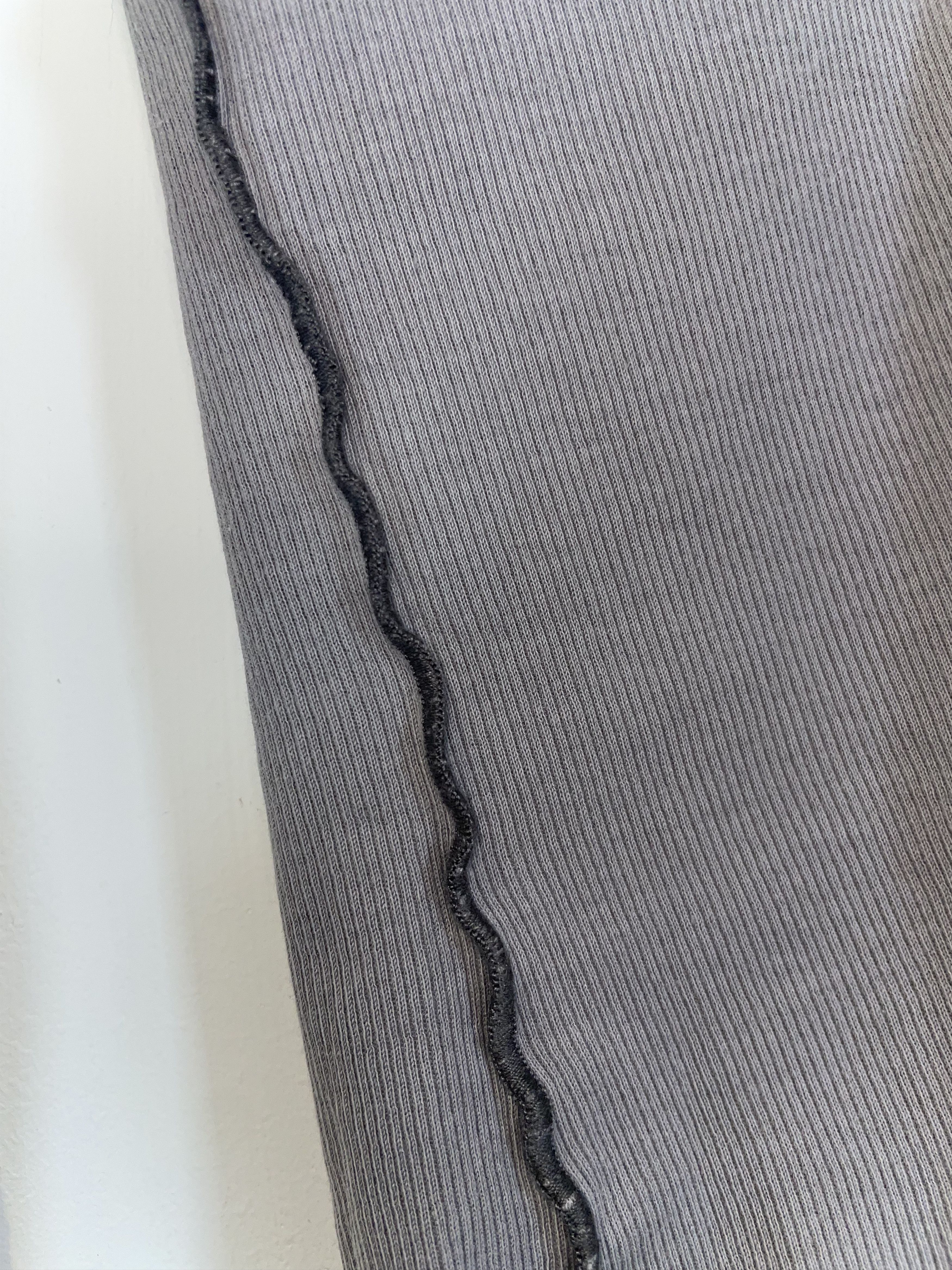 Diesel Glenn Martens | Grey Long Sleeve Button Cropped Top | XSmall Size XS / US 0-2 / IT 36-38 - 7 Thumbnail