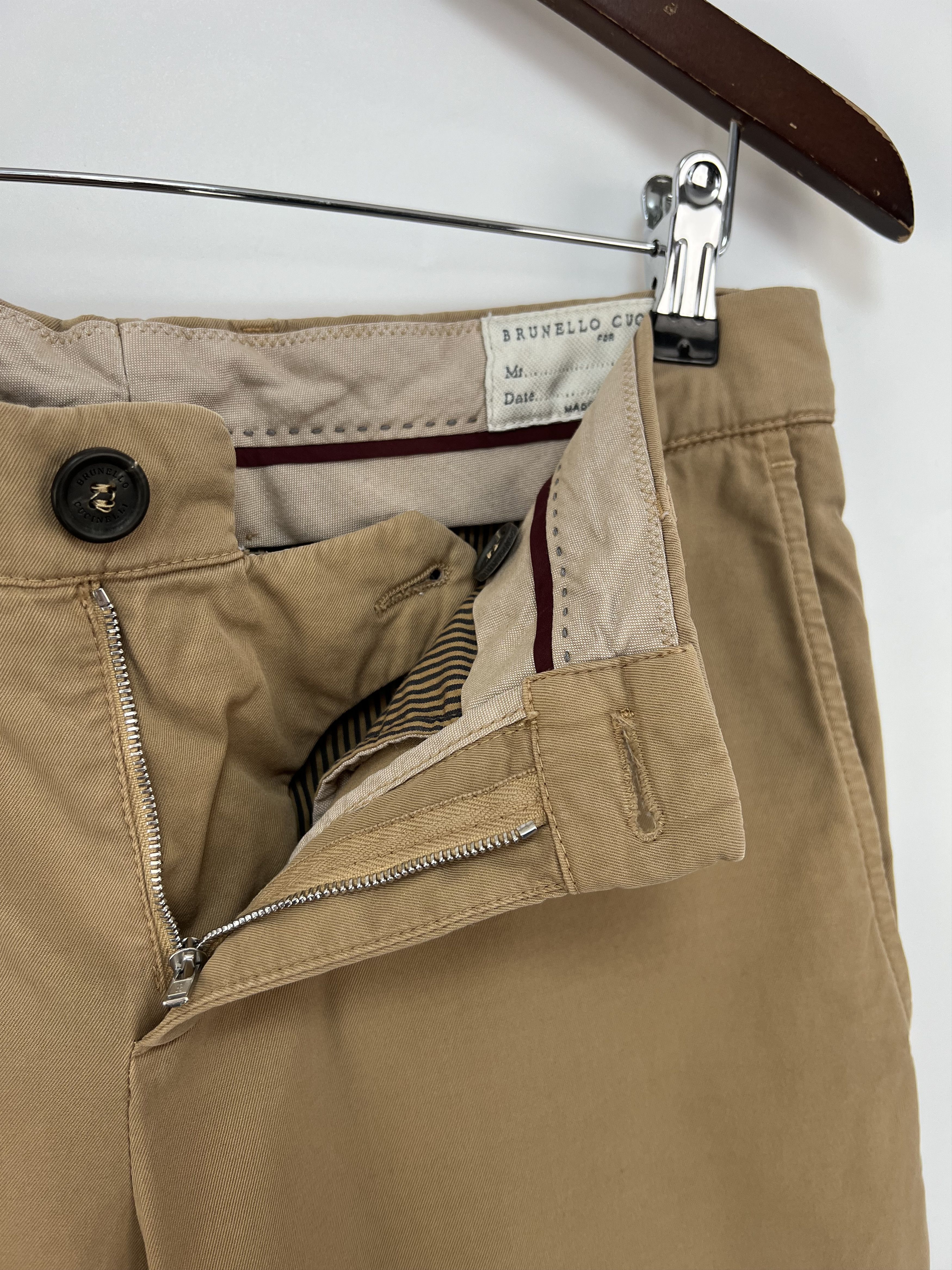 Brunello Cucinelli Brunello Cucinelli Cropped Chino Pants Size 46 Slim Fit Size US 30 / EU 46 - 17 Thumbnail