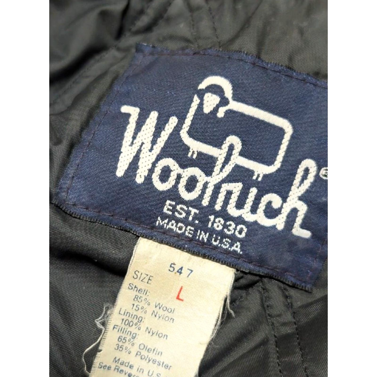 Vintage VINTAGE Woolrich Jacket Mens L Wool Buffalo Plaid Red Wool Bomber Jacket Quilted HUNTING USA Made 44 in Chest 38" Arm 26" Front Length 24.5" Size US L / EU 52-54 / 3 - 4 Thumbnail