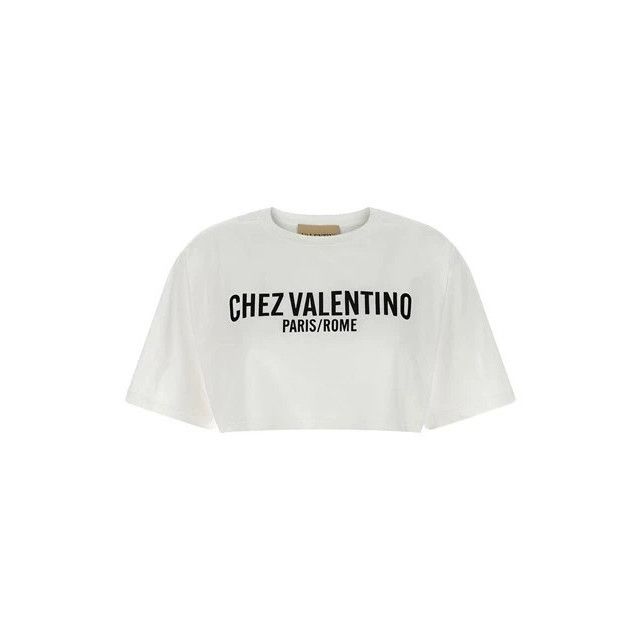 VALENTINO Chez White T-shirt New & Authentic (Women's size:2