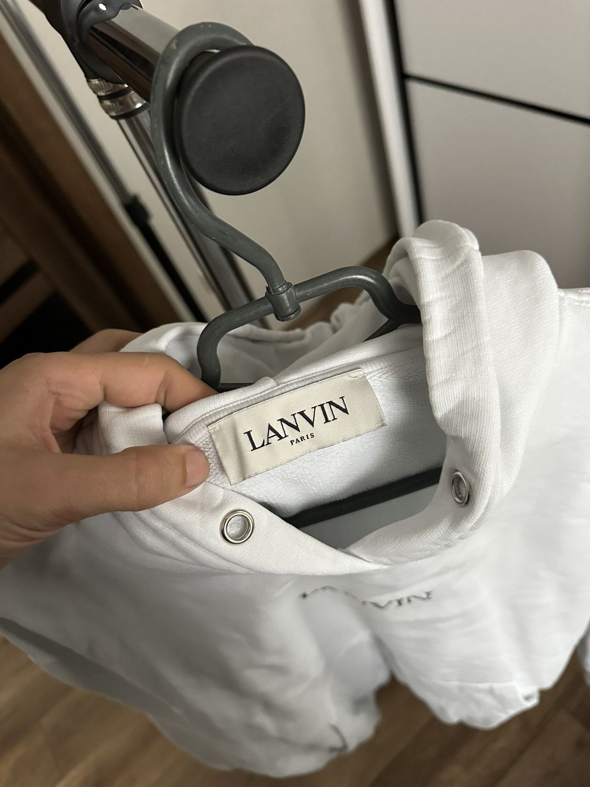 Lanvin Lanvin Paris Hoodie Pullover Size US XL / EU 56 / 4 - 8 Thumbnail