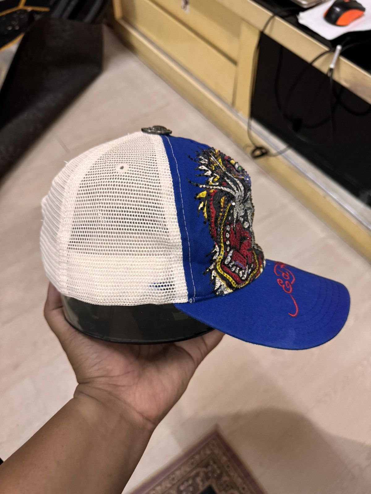 Ed Hardy Ed Hardy Tiger Tattoo Sukajan Trucker Snapback Size ONE SIZE - 2 Thumbnail