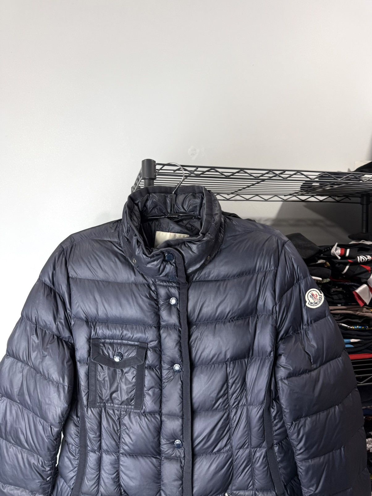 Moncler Moncler Puffer Jacket Wmns Down Jacket Size L / US 10 / IT 46 - 2 Thumbnail