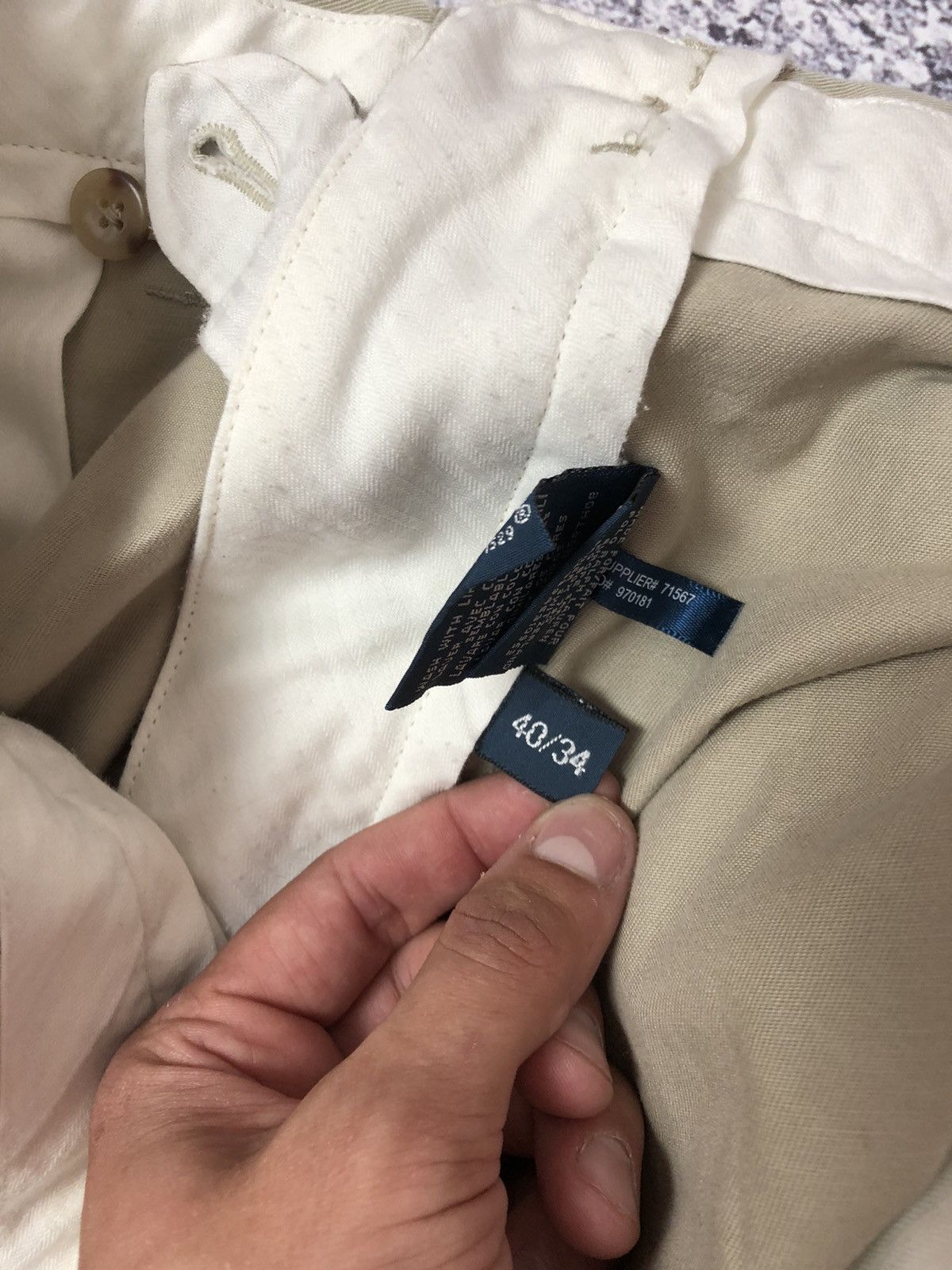 Vintage Mens casual pants Polo Ralph Lauren size 40/35 rare usa y2k Size US 40 / EU 56 - 5 Thumbnail