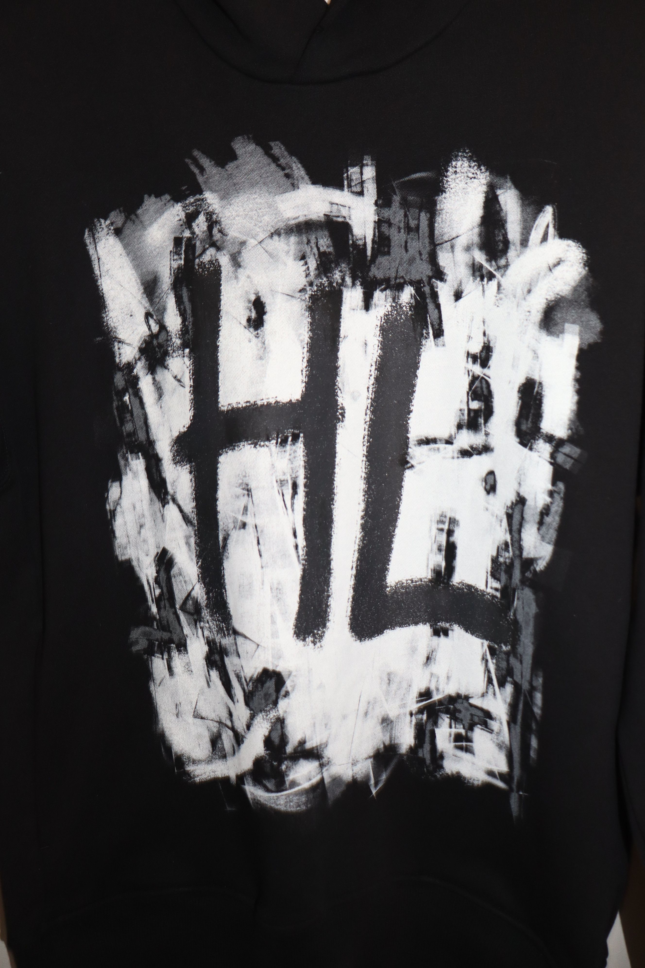 Helmut Lang Black Scribble Hoodie Size US M / EU 48-50 / 2 - 3 Thumbnail