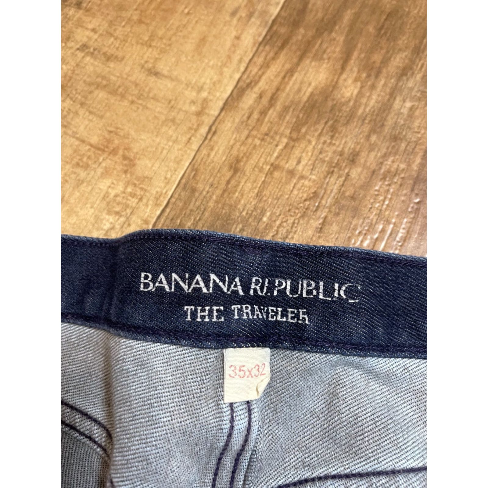 Banana Republic Banana Republic Jeans Womens Size 6 Regular Denim Straight Stretch Blue The Traveler 35 x 32 High Rise Size 28" / US 6 / IT 42 - 4 Thumbnail