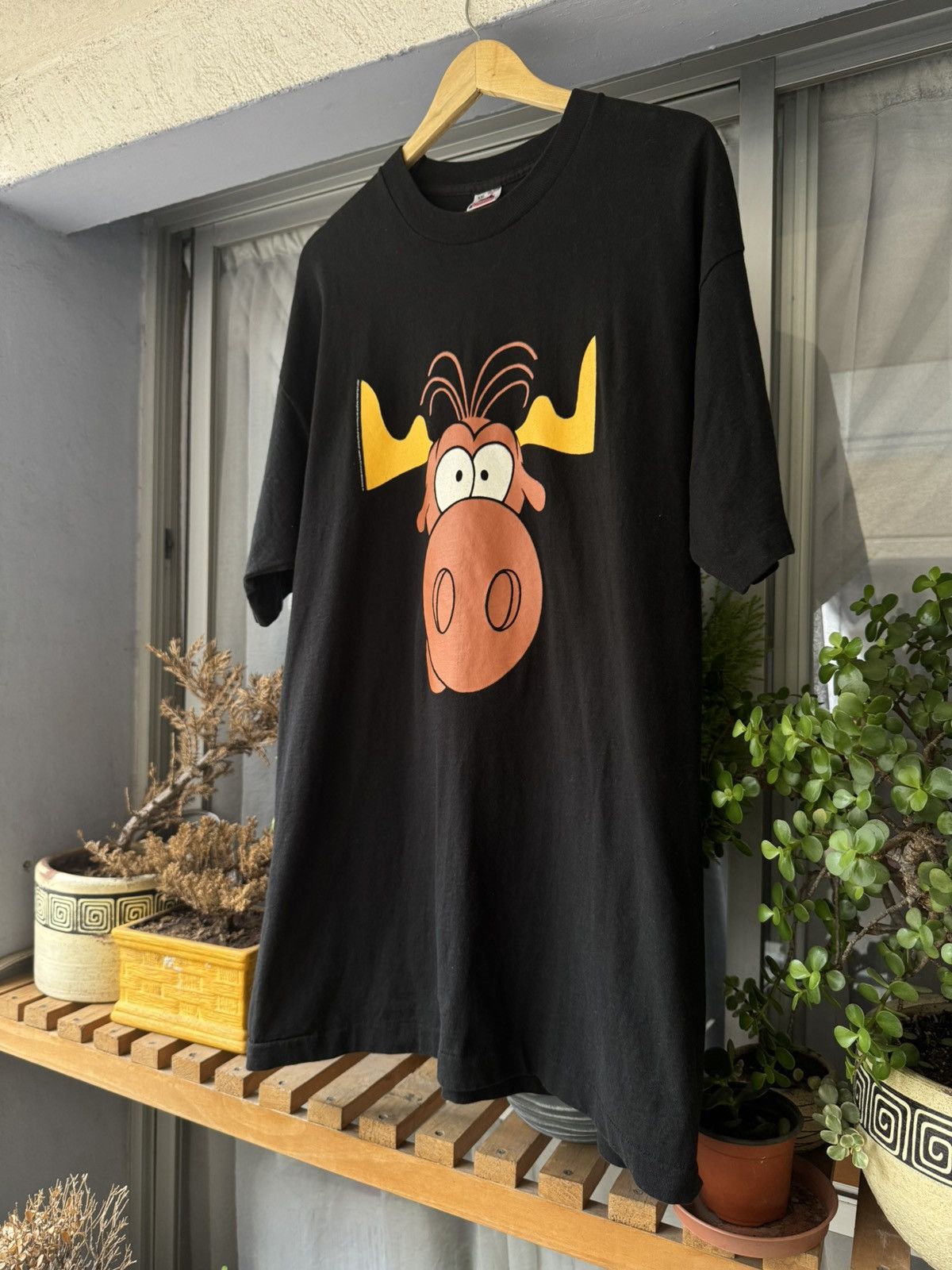 Cartoon Network Vintage 1993 Rocky and Bullwinkle Taco Bell Size US XXL / EU 58 / 5 - 1 Thumbnail